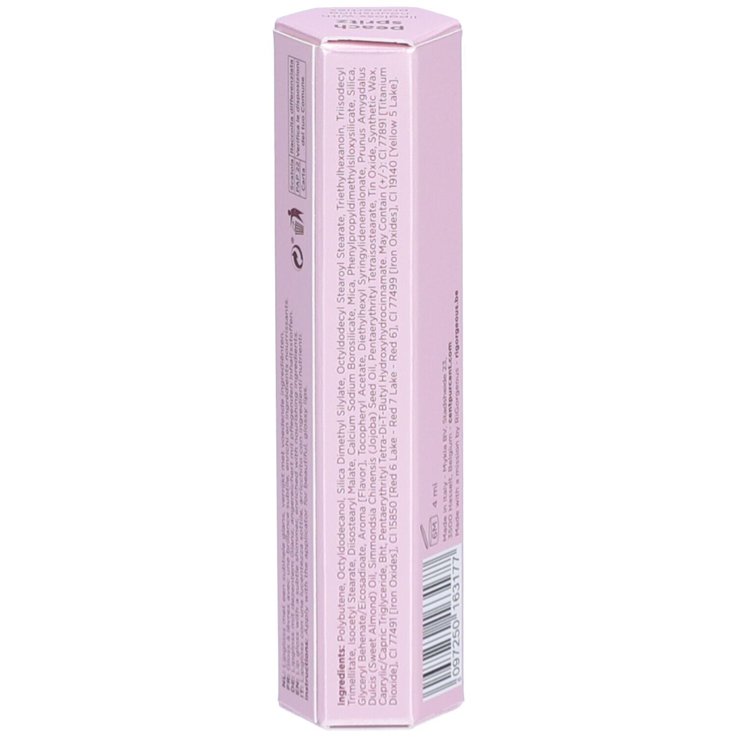 Cent Pur Cent Der ultimative Lipgloss Pfirsich Spritz