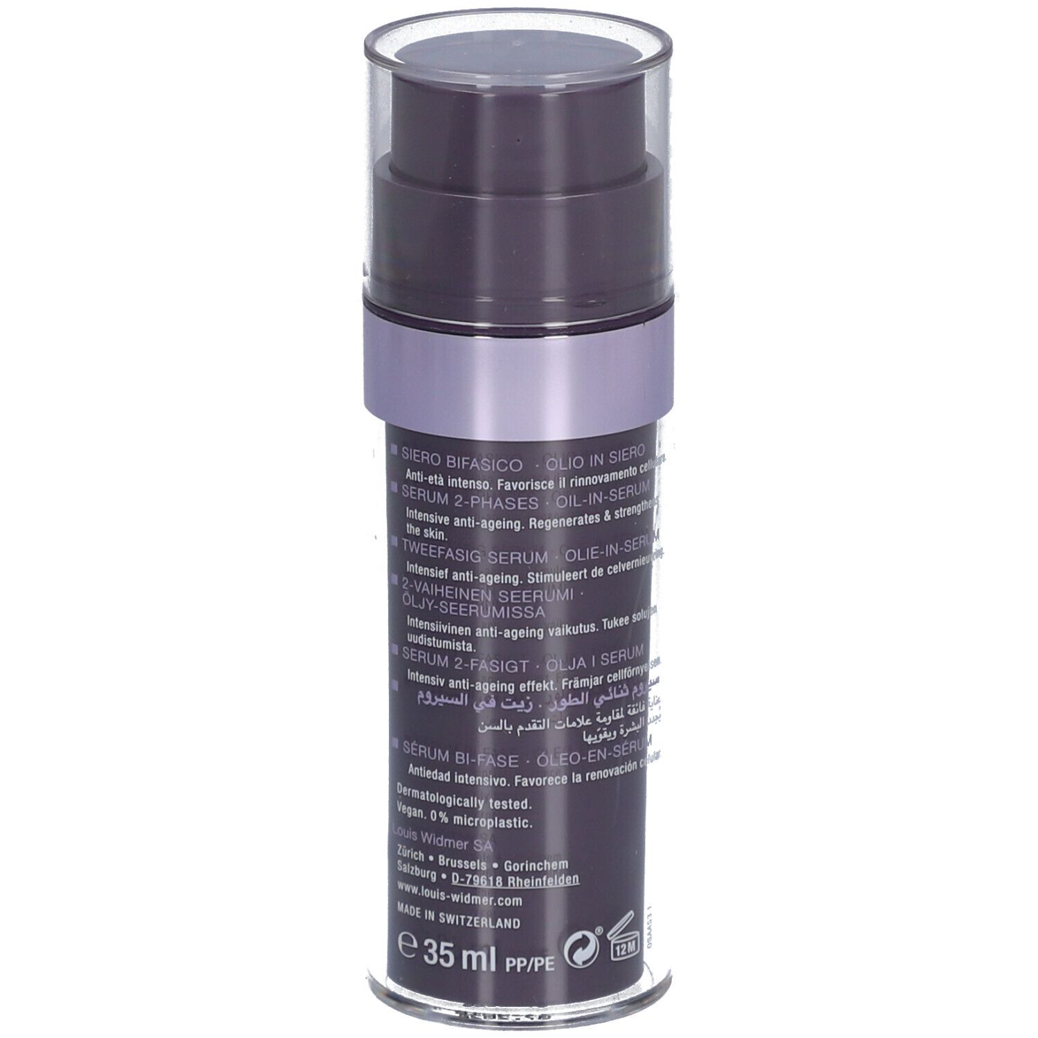 Louis Widmer Proderm Anti-Âge Sérum Biphasé Huile-en-Sérum