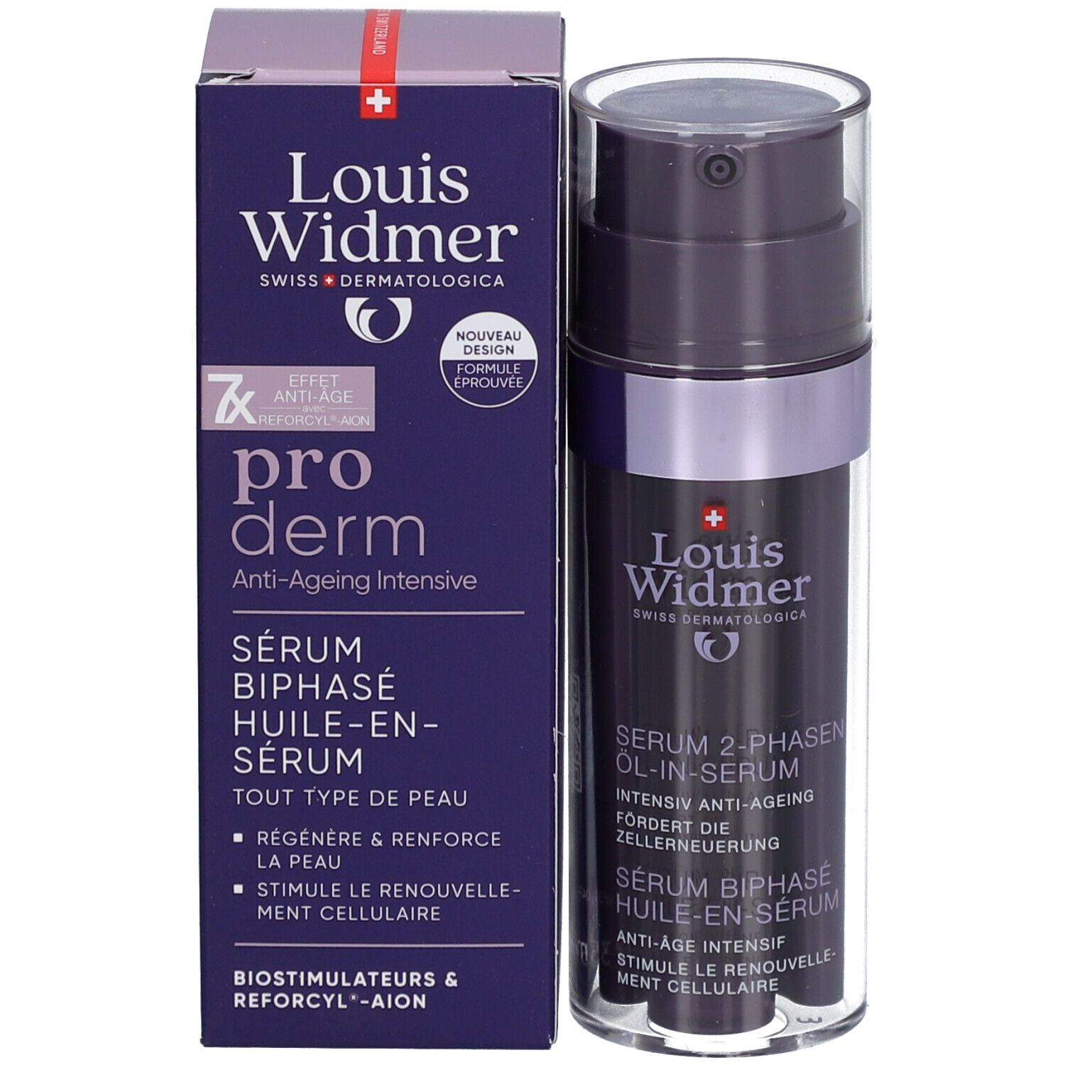 Louis Widmer Proderm Anti-Âge Sérum Biphasé Huile-en-Sérum