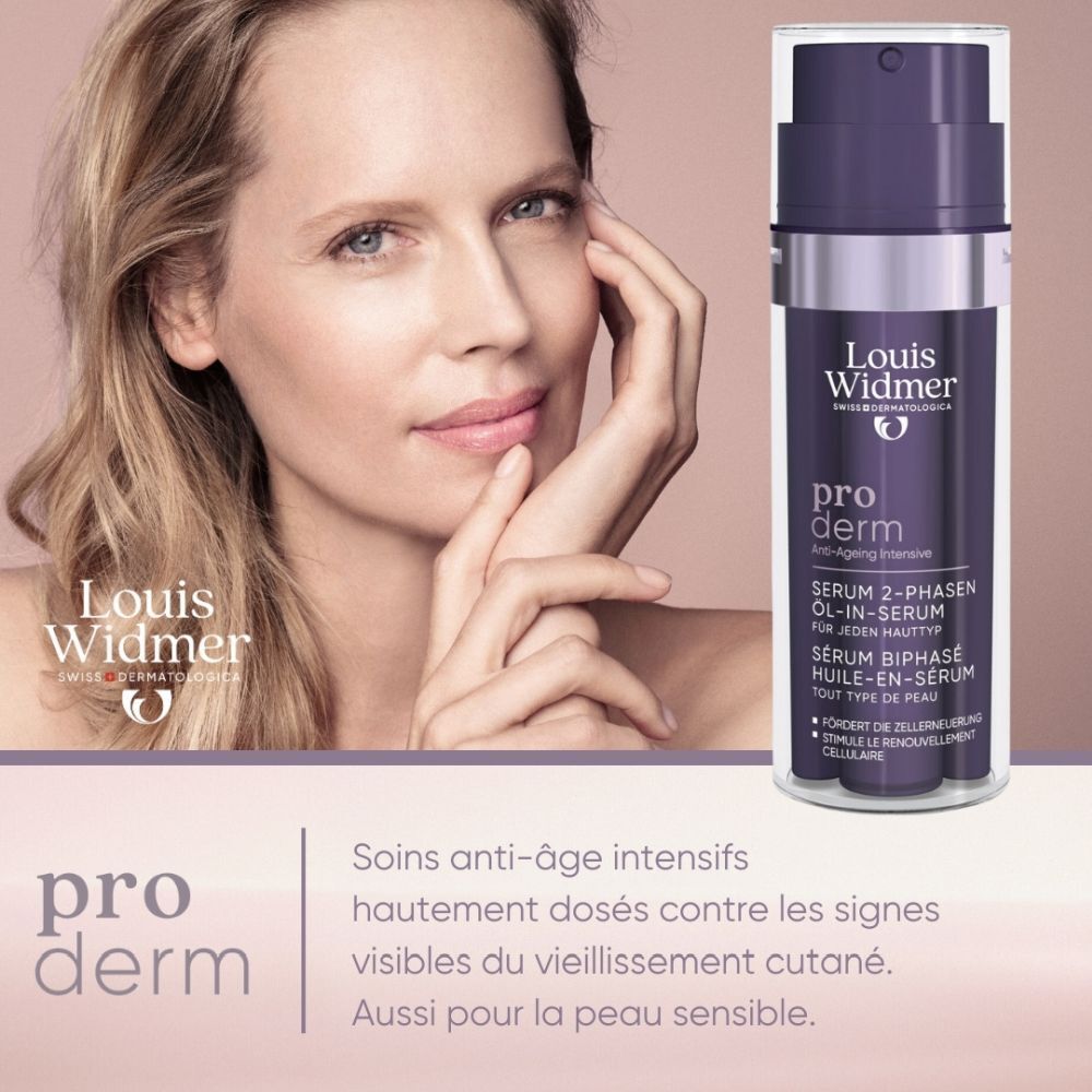 Louis Widmer Proderm Anti-Âge Sérum Biphasé Huile-en-Sérum