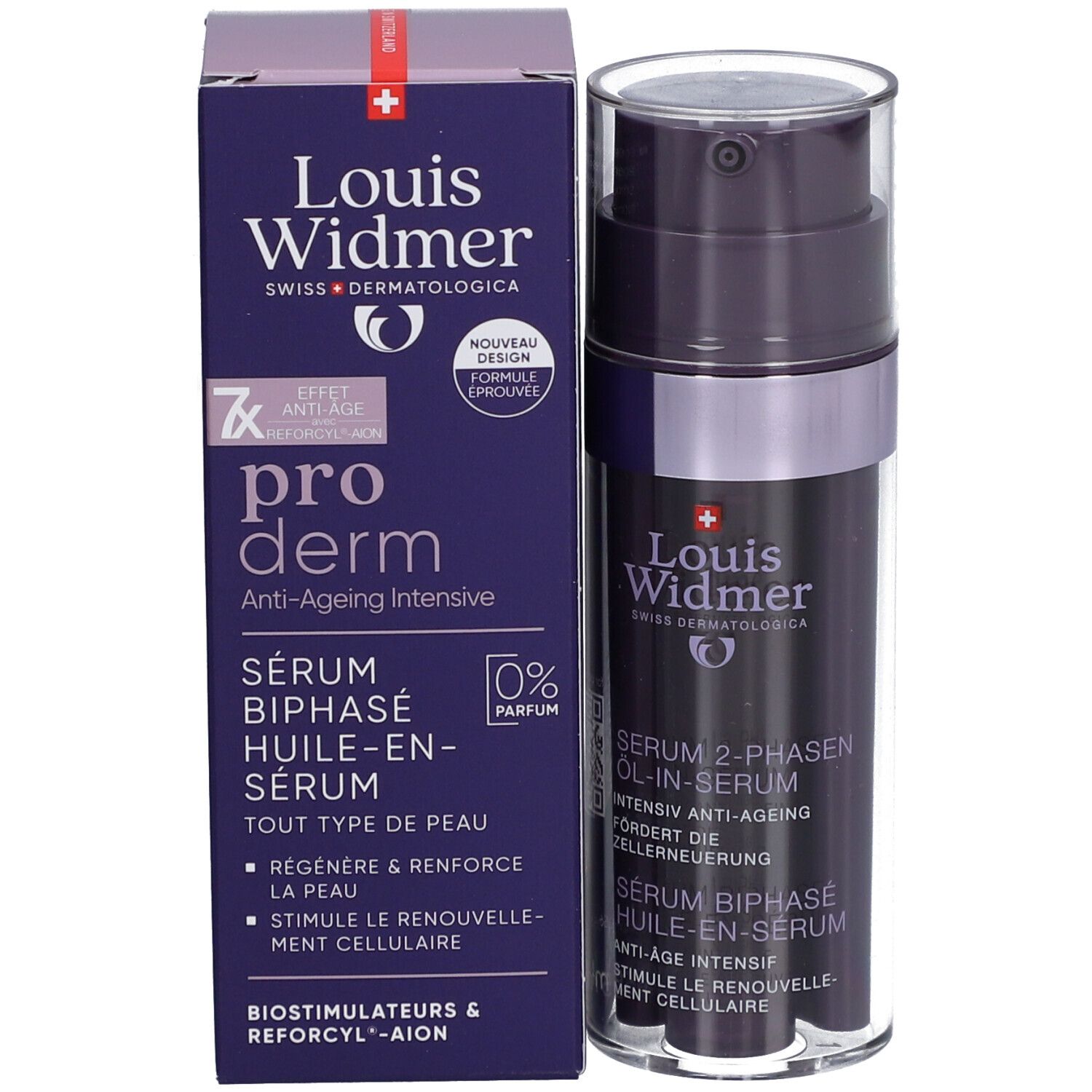 Louis Widmer Proderm Anti-Âge Sérum Biphasé Huile-en-Sérum - Ohne Parfum