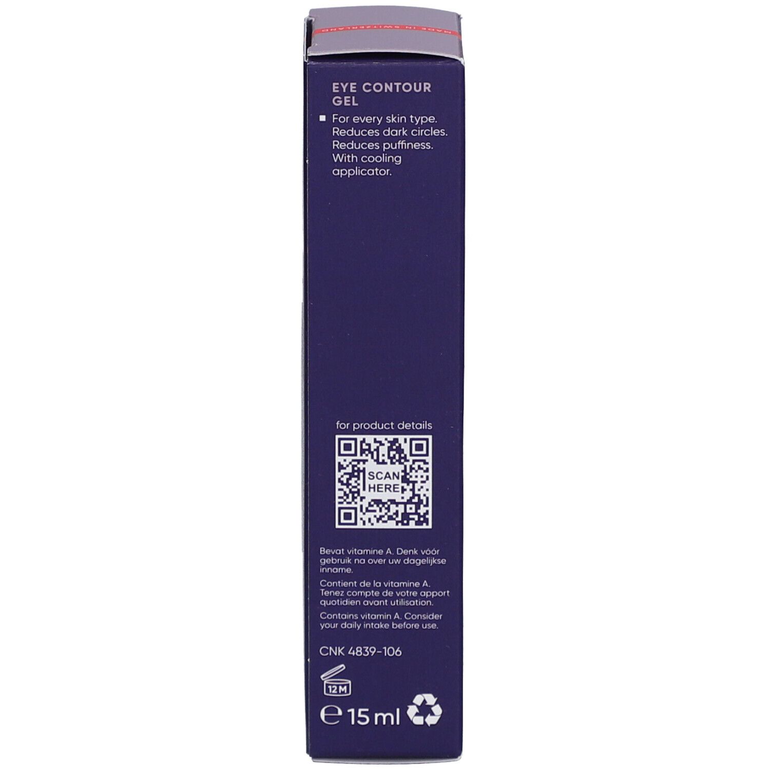 Louis Widmer Proderm Gel Contour des Yeux