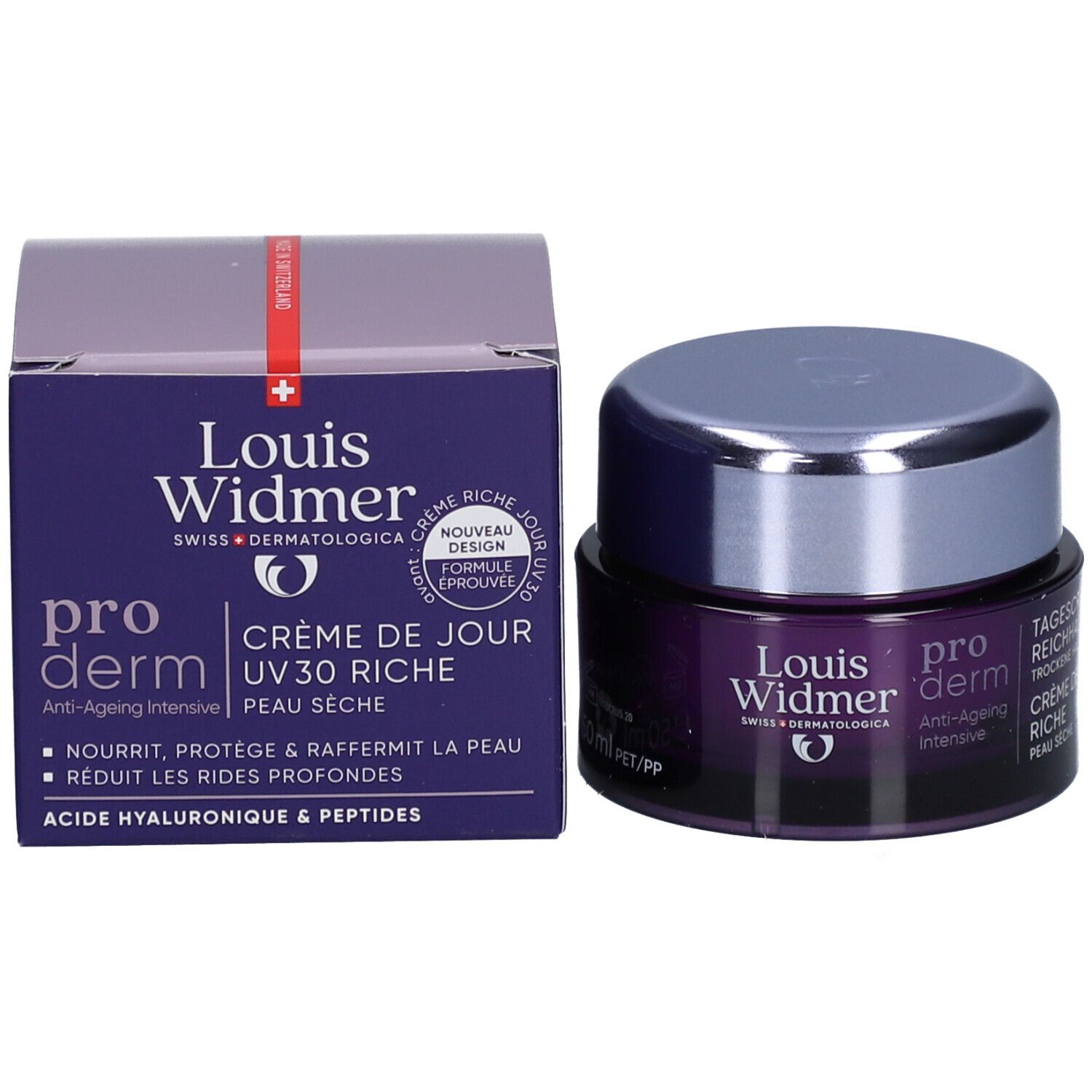 Louis Widmer Proderm Anti-Ageing Intensive Tagescreme UV30 Reichhaltige Textur Leicht parfümiert