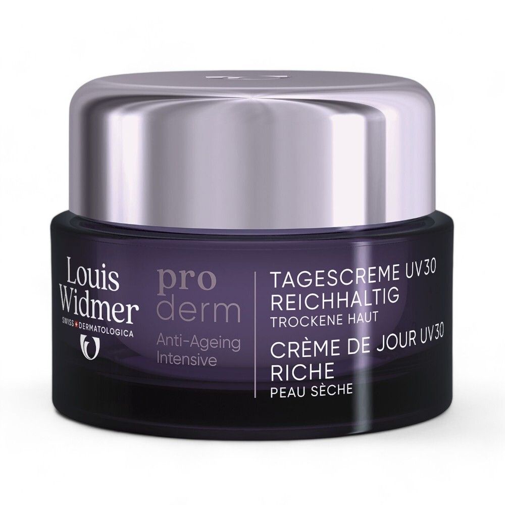 Louis Widmer Proderm Anti-Ageing Intensive Crème de Jour UV30 Texture Riche Sans Parfum