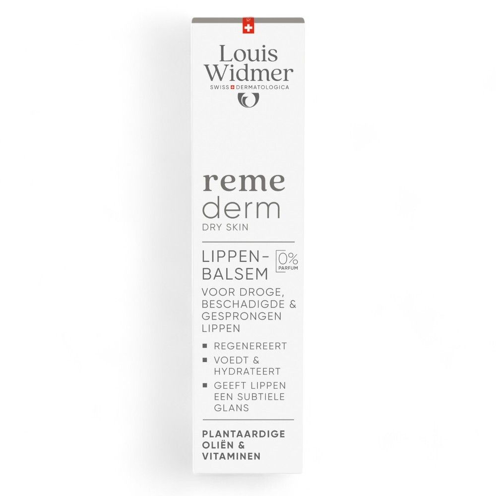 Louis Widmer Remederm Dry Skin Baume Lèvres Sans Parfum