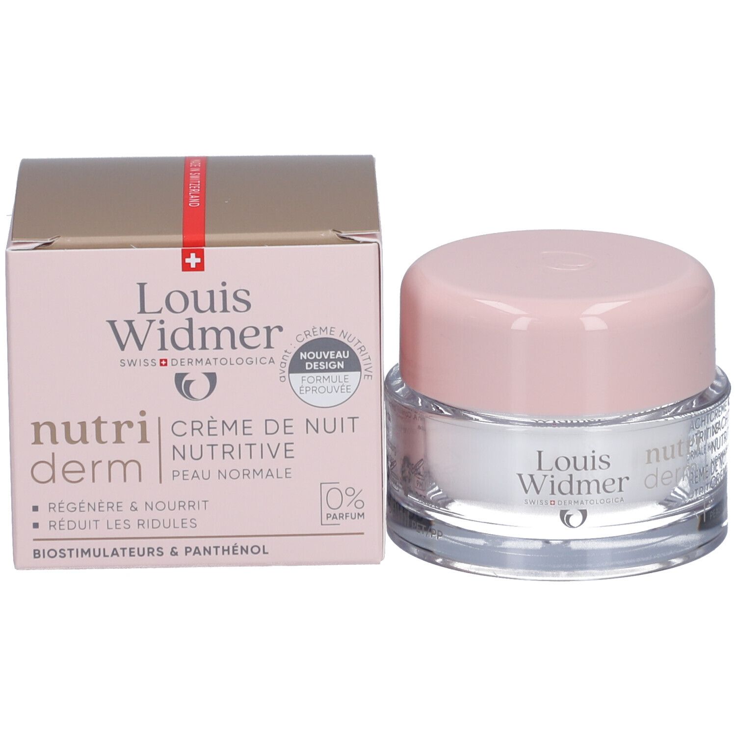 Louis Widmer Nutriderm Nutritive Nachtcreme Leicht parfümiert