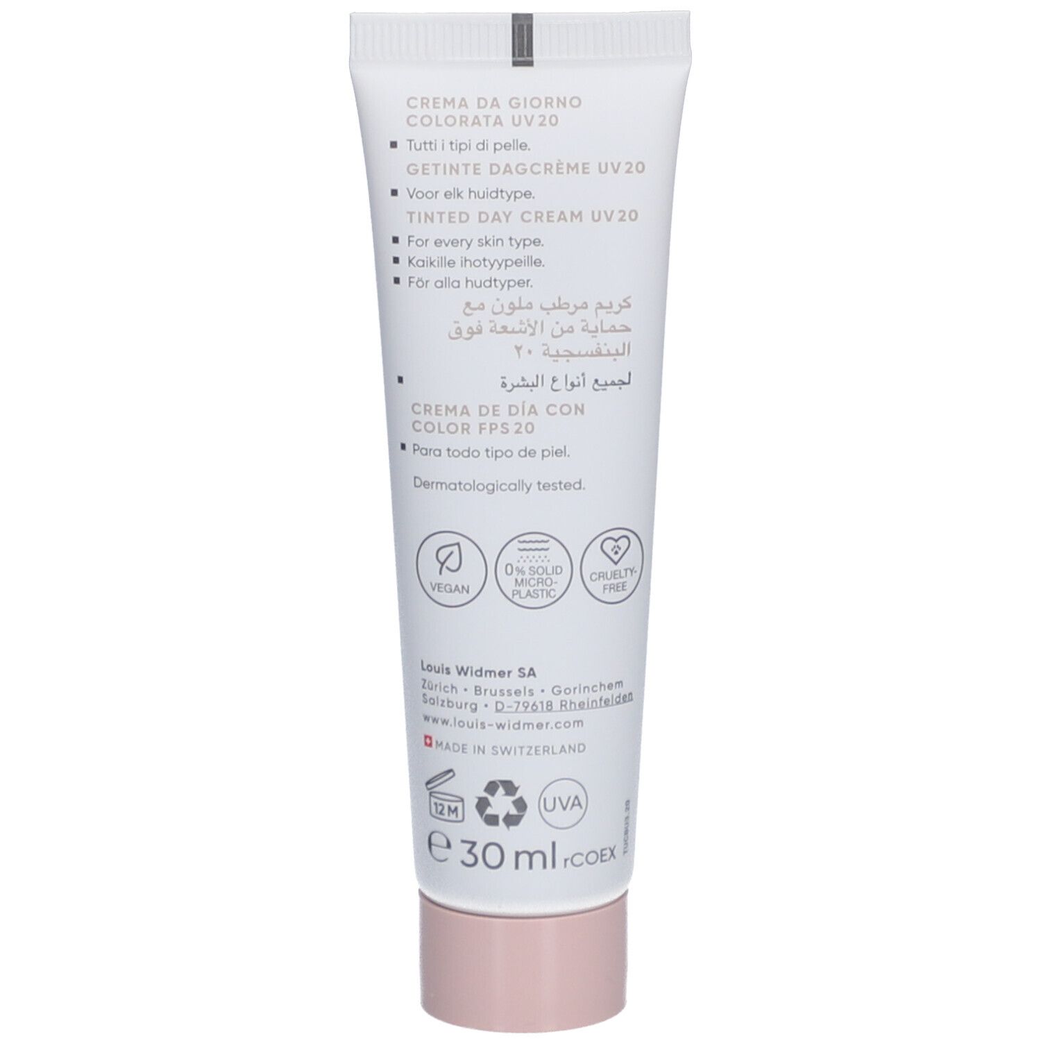 Louis Widmer Nutriderm Getönte Tagescreme UV20 Bronze 02