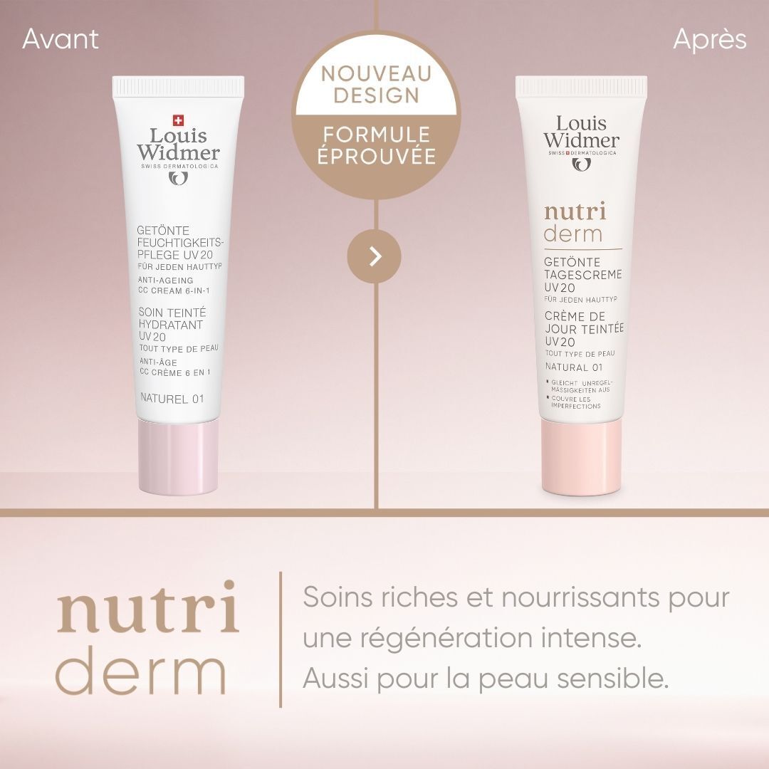 Louis Widmer Nutriderm Crème de Jour Teintée UV20 Natural 01