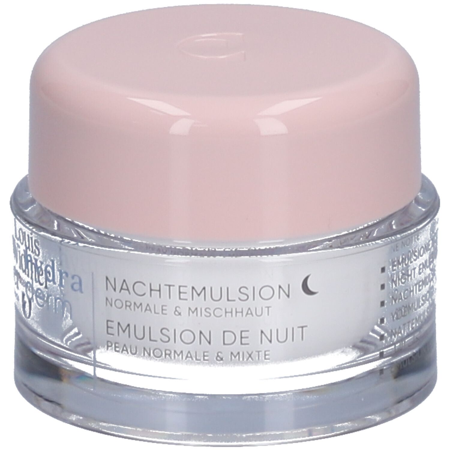 Louis Widmer Hydraderm Émulsion de Nuit Légèrement Parfumée (Nachtcreme mit leichtem Duft)