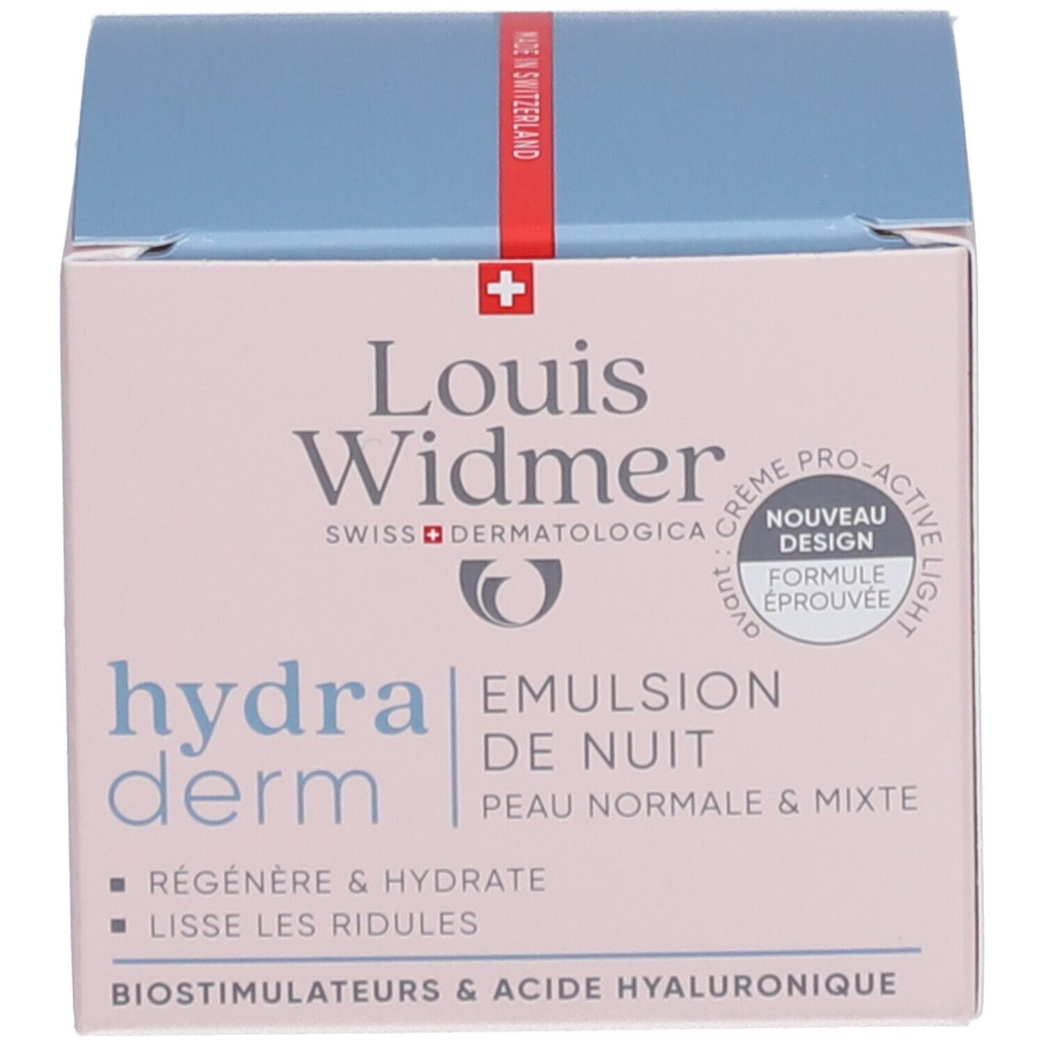 Louis Widmer Hydraderm Émulsion de Nuit Légèrement Parfumée (Nachtcreme mit leichtem Duft)