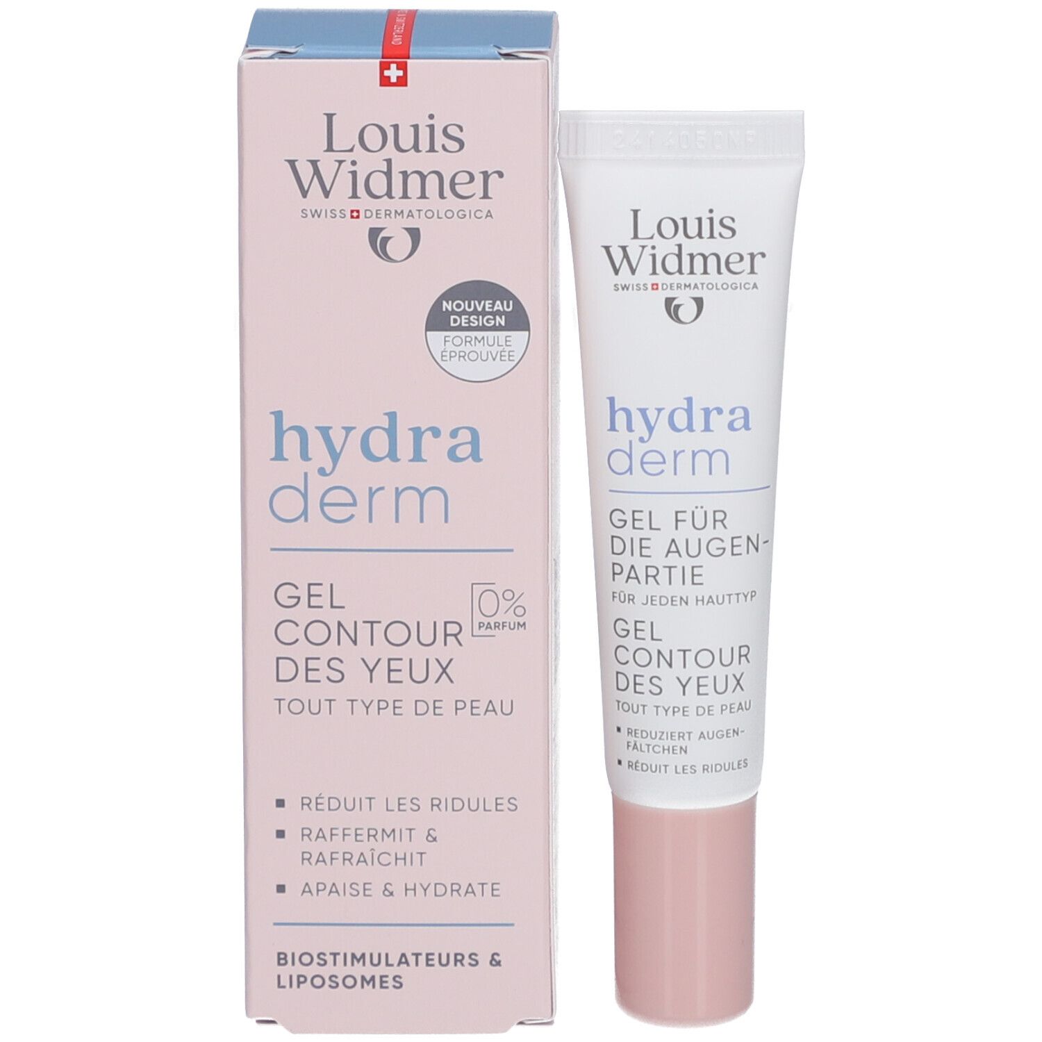Louis Widmer Hydraderm Gel Augenkontur ohne Parfum