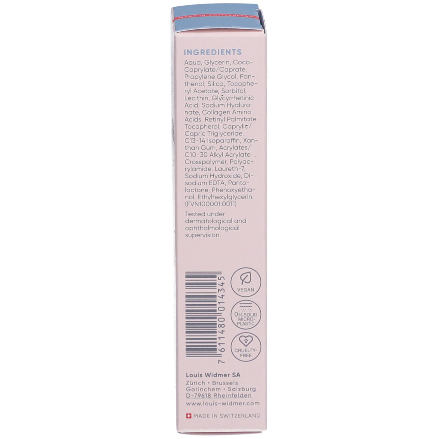 Louis Widmer Hydraderm Gel Augenkontur ohne Parfum