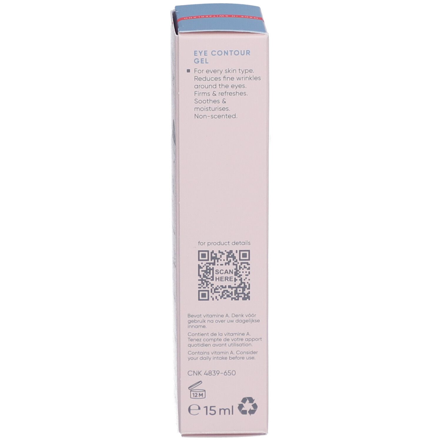Louis Widmer Hydraderm Gel Augenkontur ohne Parfum