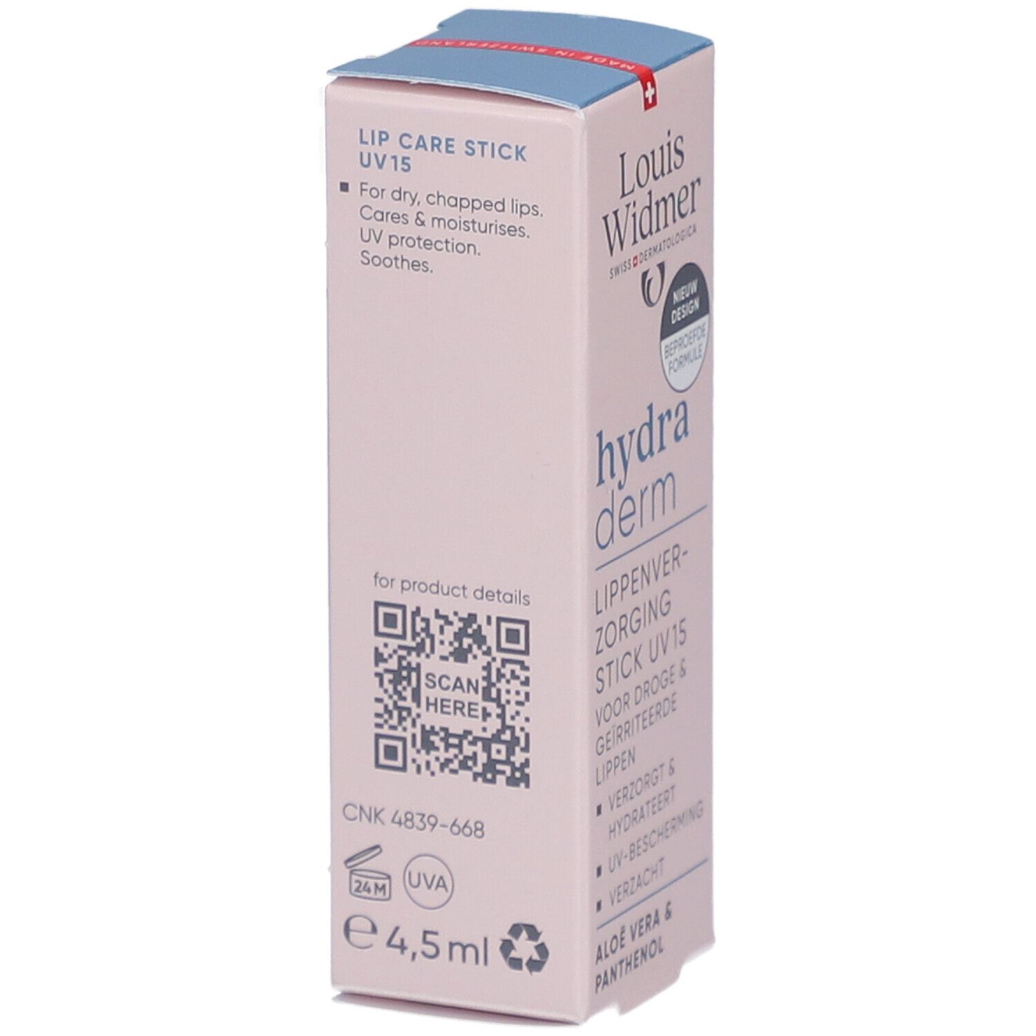 Louis Widmer Hydraderm Stick Soin des Lèvres SPF15