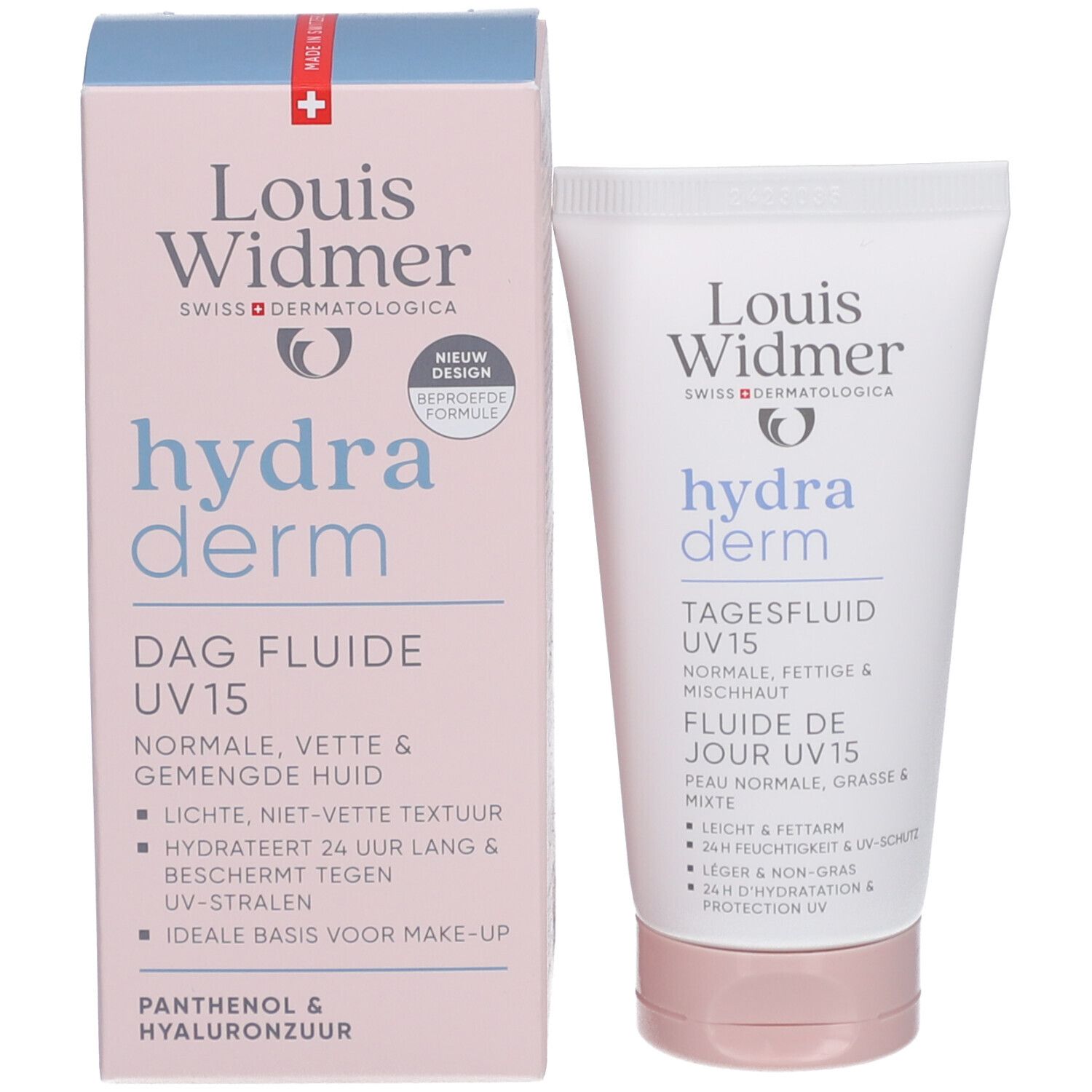 Louis Widmer Hydraderm Tagesfluid UV15 Leicht parfümiert
