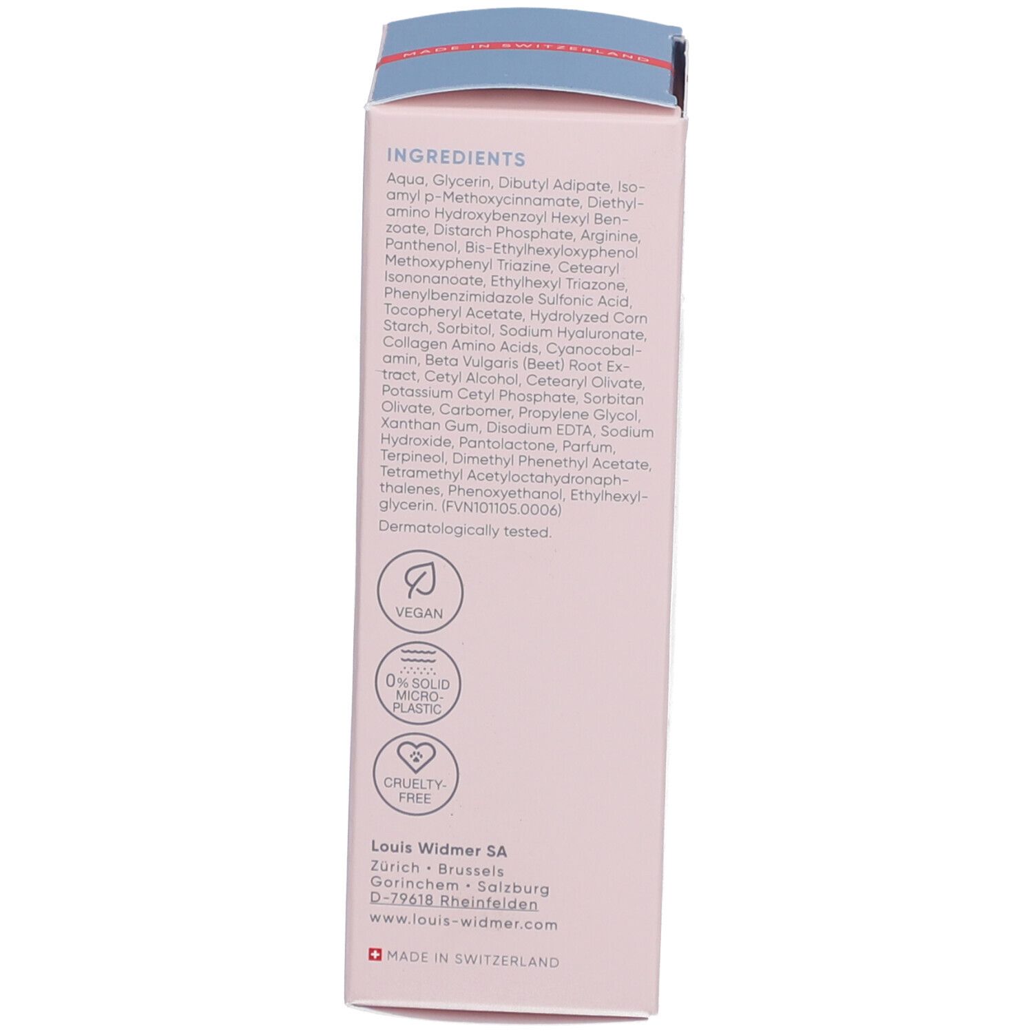 Louis Widmer Hydraderm Tagesfluid UV15 Leicht parfümiert
