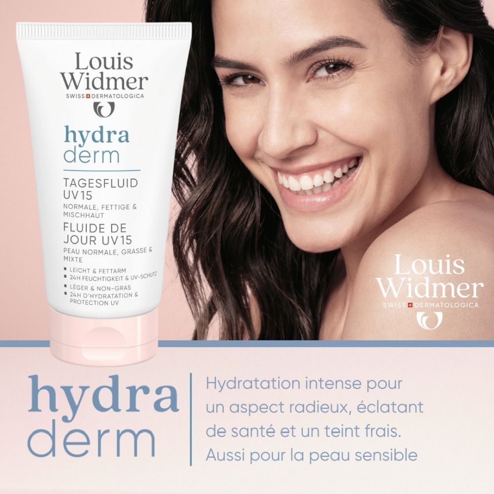 Louis Widmer Hydraderm Fluide de Jour UV15 Légèrement Parfumé
