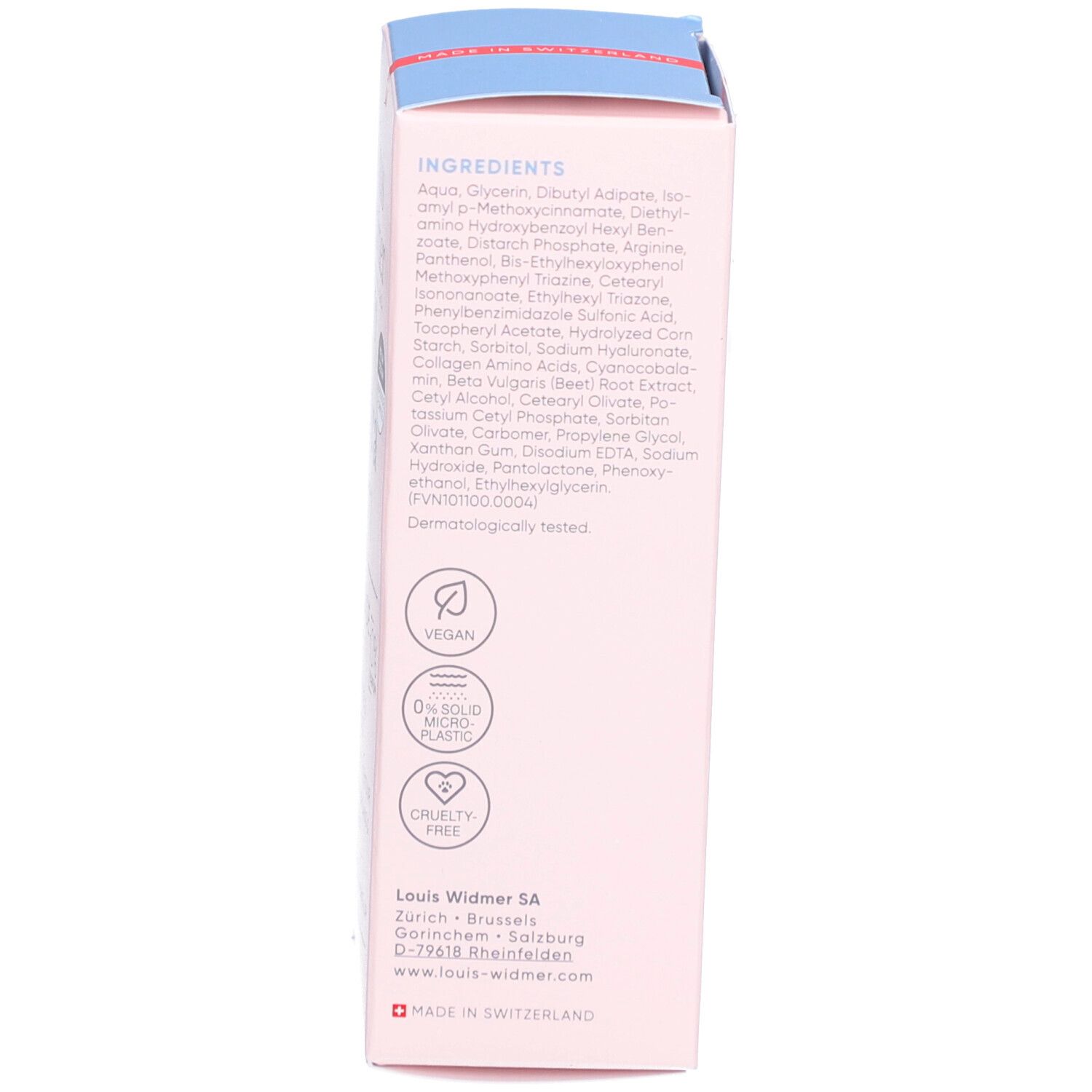 Louis Widmer Hydraderm Fluide de Jour UV15 Sans Parfum