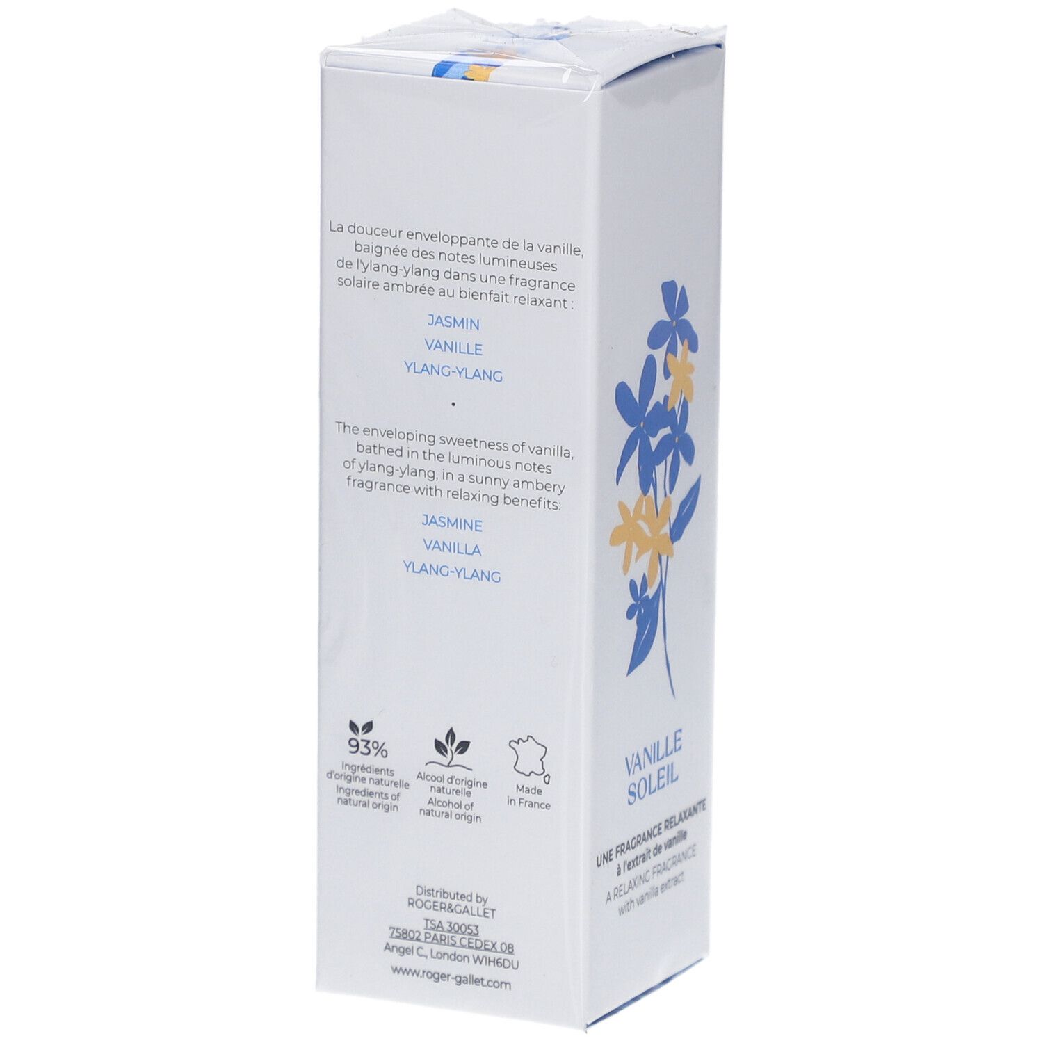 Roger&Gallet Wohltuendes Eau Parfumée Vanille Soleil 30ml