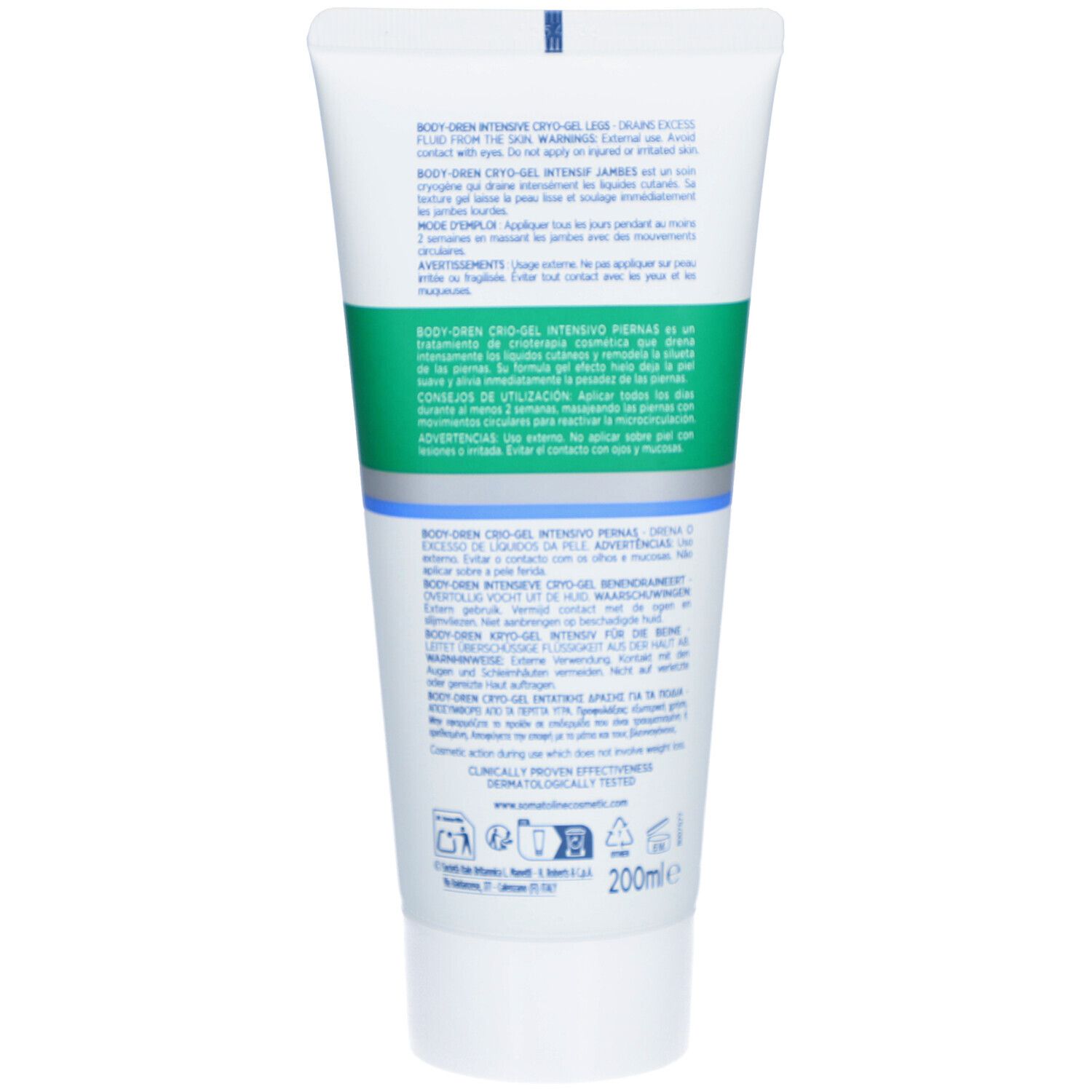 Somatoline Cosmetic® Drainant BODY-DREN Cryo-Gel Intensif Jambes