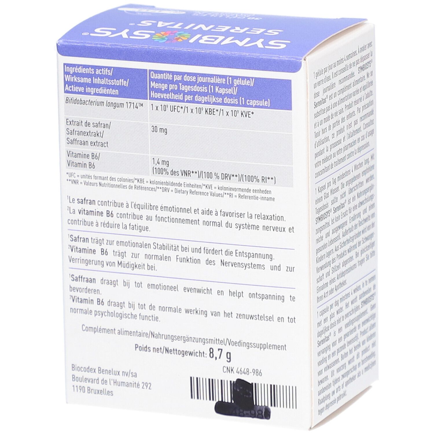 Symbiosys® Serenitas® - 20 %