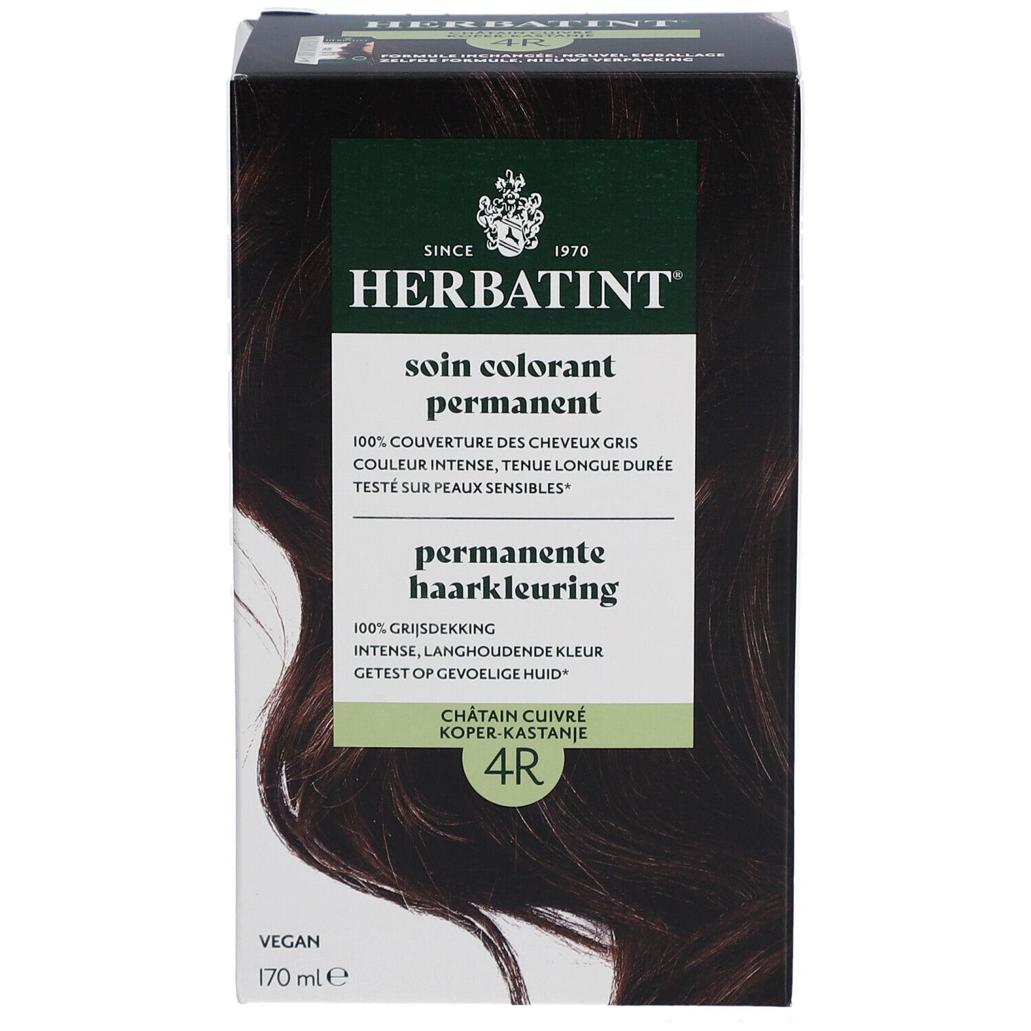 Herbatint Soin Coloration Permanente 4R Châtain Cuivré