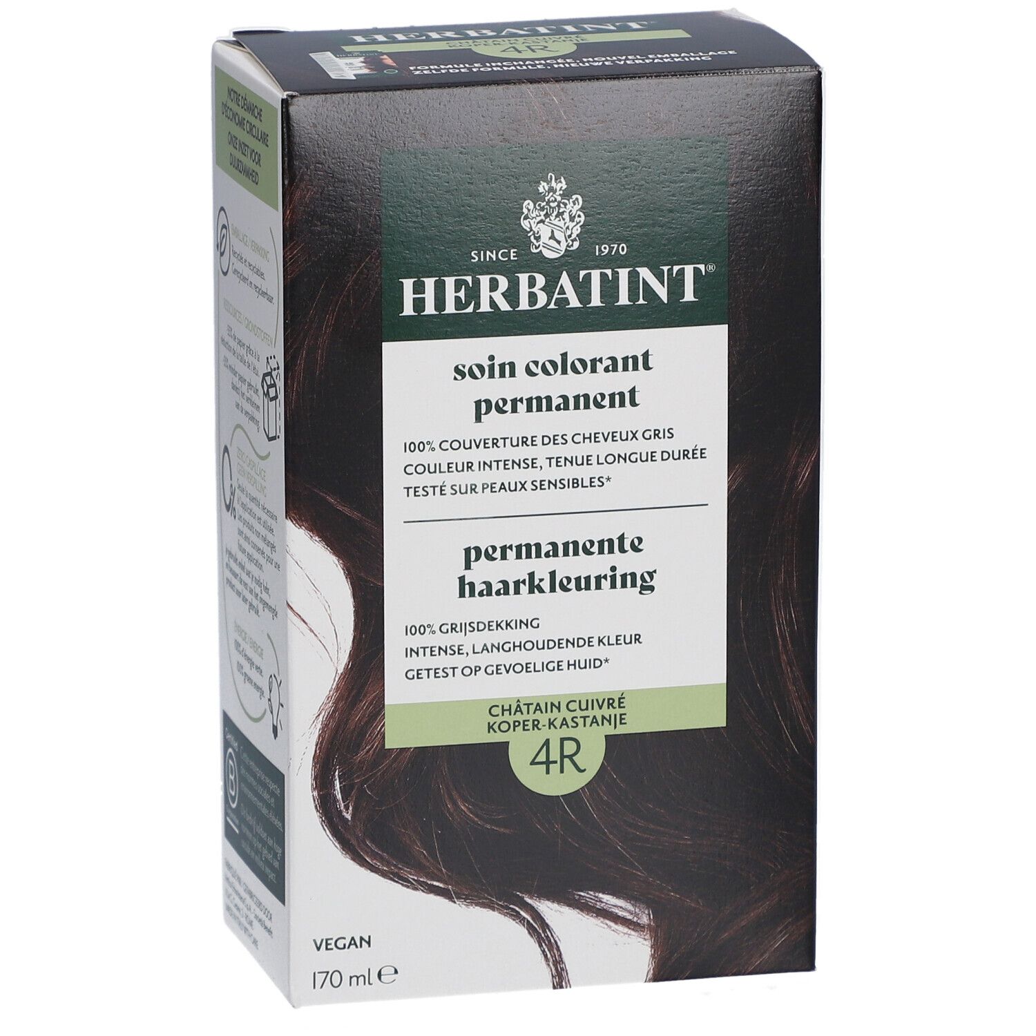 Herbatint Soin Coloration Permanente 4R Châtain Cuivré