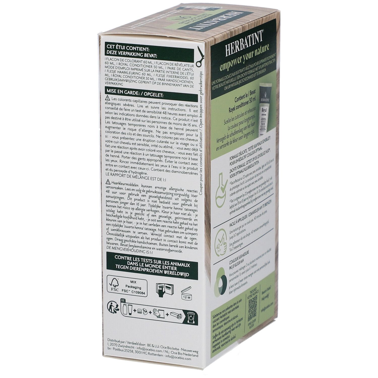 Herbatint Soin Colorant Permanent 9N Blond Miel