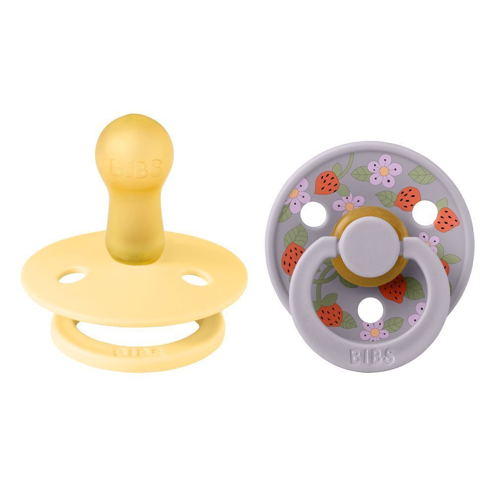 BIBS® Liberty Sauger Größe 2 (ab 6 Monaten) Garden Strawberry Pale