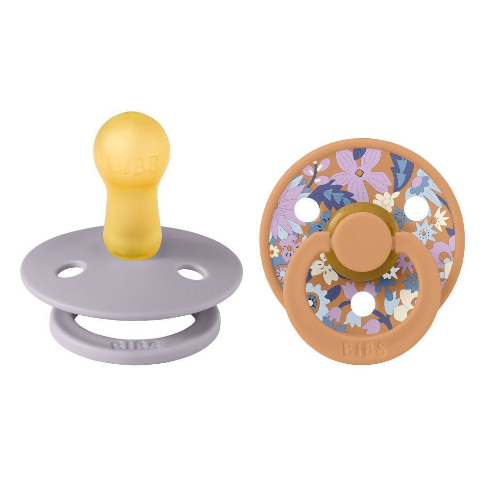 BIBS® Liberty Sauger Größe 2 (ab 6 Monaten) Garden Blossom Pumpkin