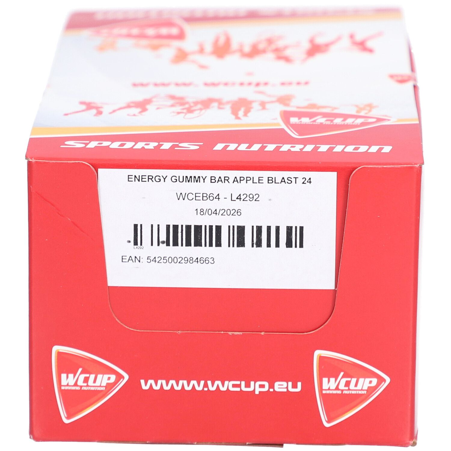 WCUP Energy Gummy Bar Apple Blast