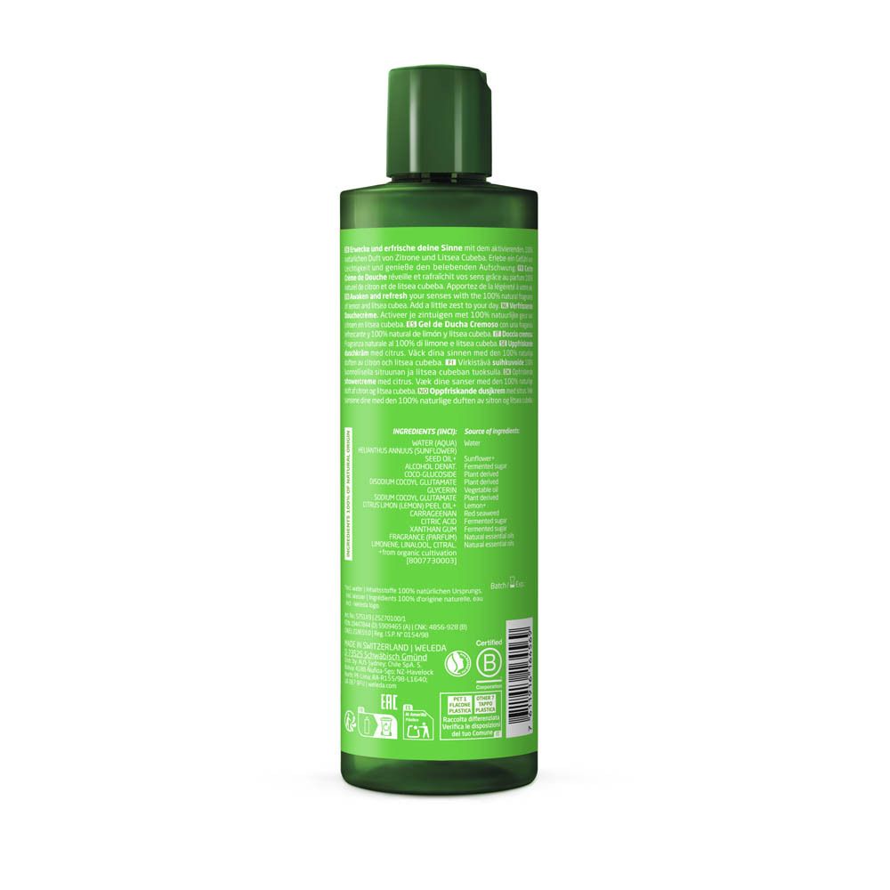 WELEDA Crème de douche bio Citron Rafraîchissant