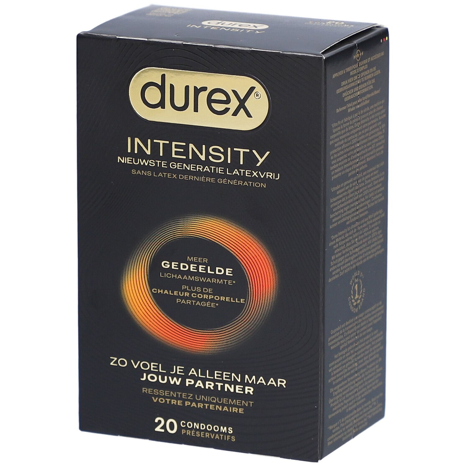 Durex Intensity Kondome für Männer | Latexfrei Ultra Dünn Ultra Gleitfähig | Mehr Geteilte Körperwärme*