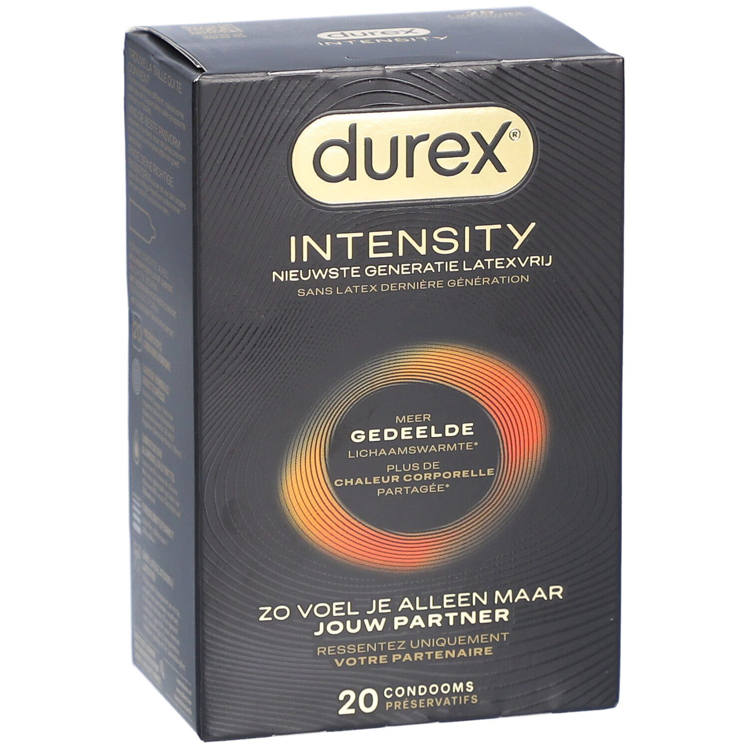Durex Intensity Kondome für Männer | Latexfrei Ultra Dünn Ultra Gleitfähig | Mehr Geteilte Körperwärme*