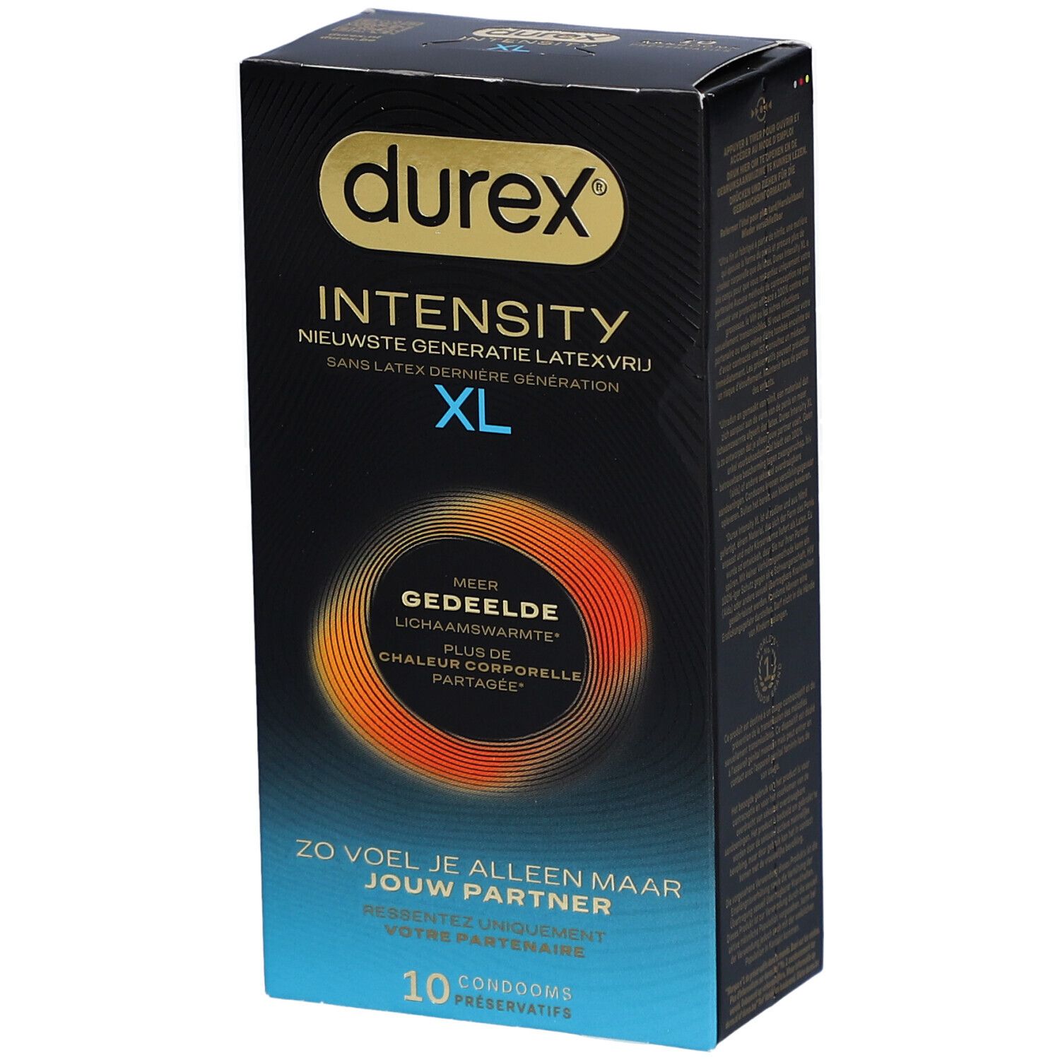 Durex Intensity Kondome für Männer XL | Latexfrei Ultra Dünn Ultra Gleitfähig | Mehr Geteilte Körperwärme*