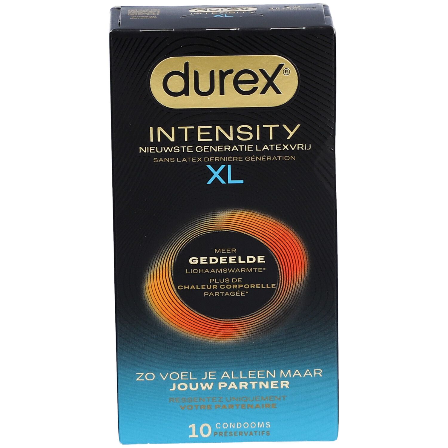 Durex Intensity Kondome für Männer XL | Latexfrei Ultra Dünn Ultra Gleitfähig | Mehr Geteilte Körperwärme*