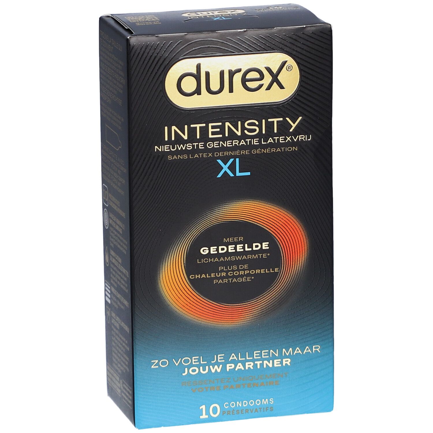 Durex Intensity Kondome für Männer XL | Latexfrei Ultra Dünn Ultra Gleitfähig | Mehr Geteilte Körperwärme*