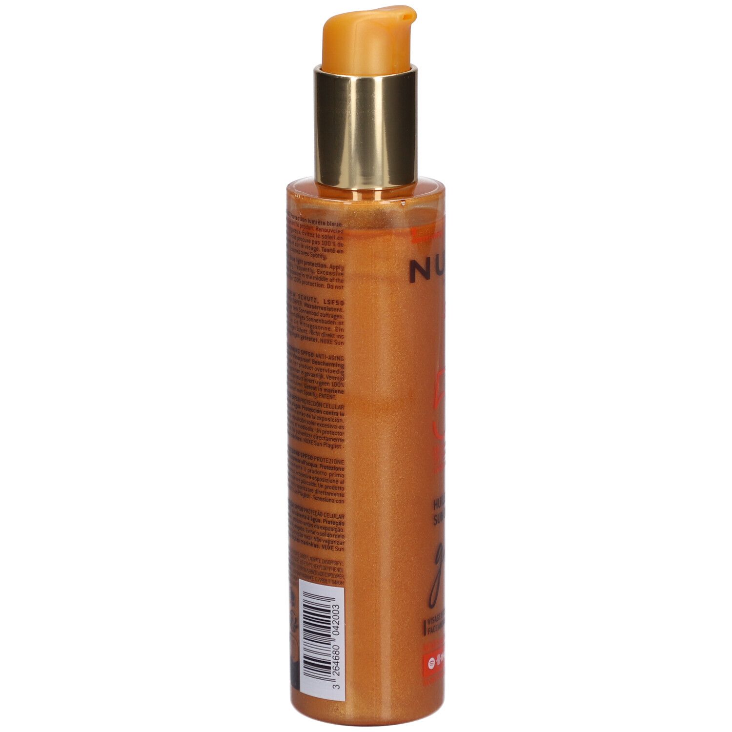 Nuxe Sun Sonnenöl Gold Hoher Schutz SPF50