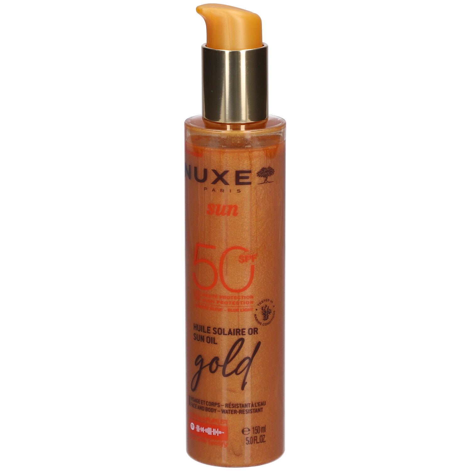 Nuxe Sun Sonnenöl Gold Hoher Schutz SPF50