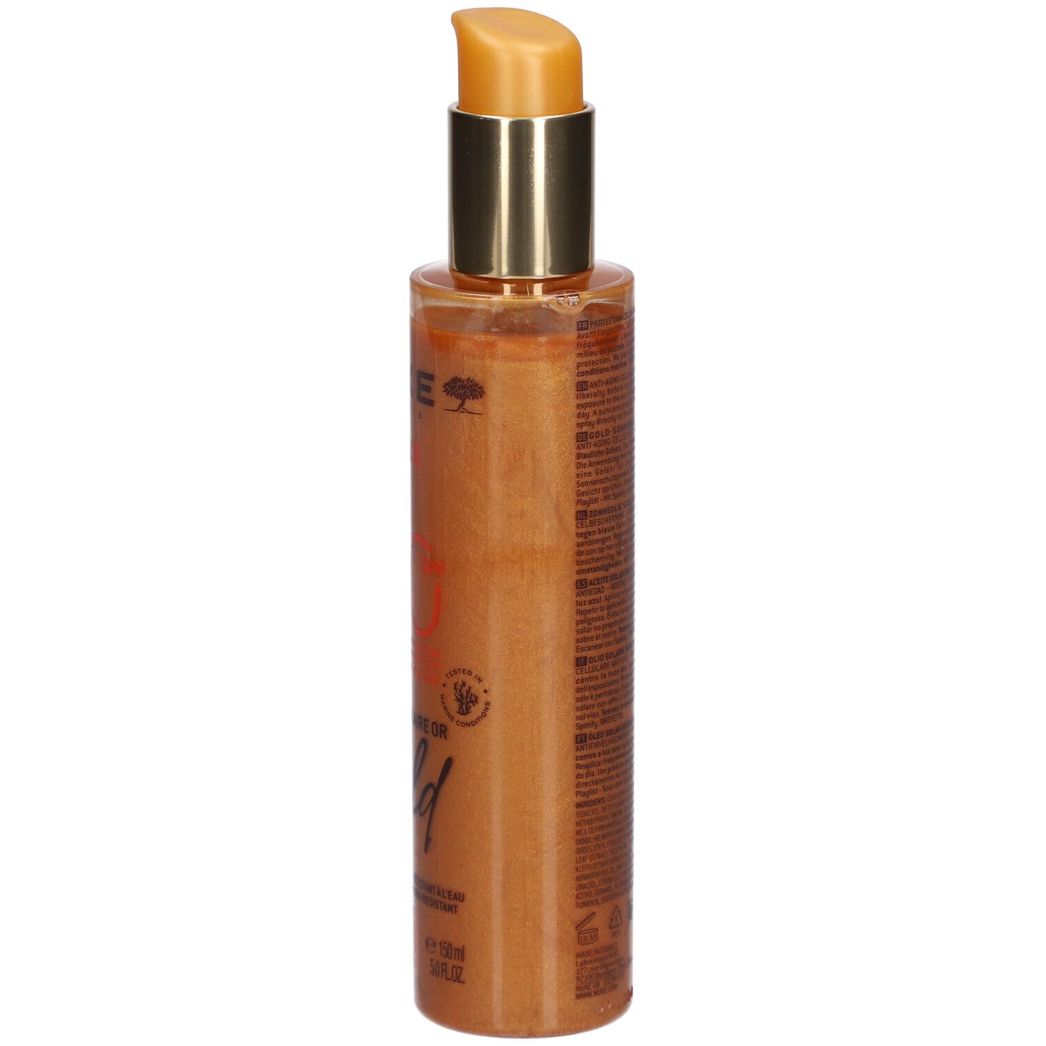 Nuxe Sun Sonnenöl Gold Hoher Schutz SPF50