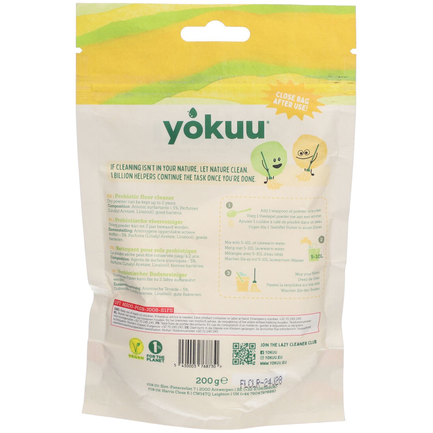Yokuu Probiotischer Bodenreiniger