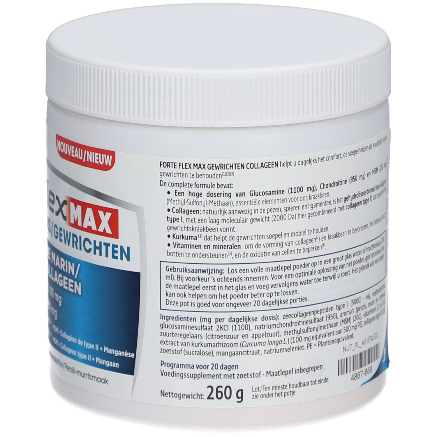 Forté Pharma Forté Flex Max Gelenke Marines Kollagen