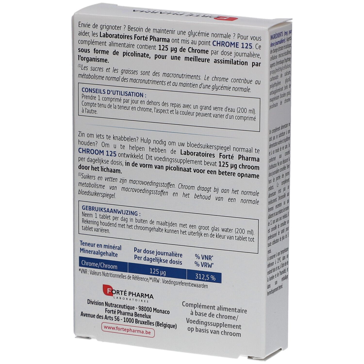 Forté Pharma Chrom 125