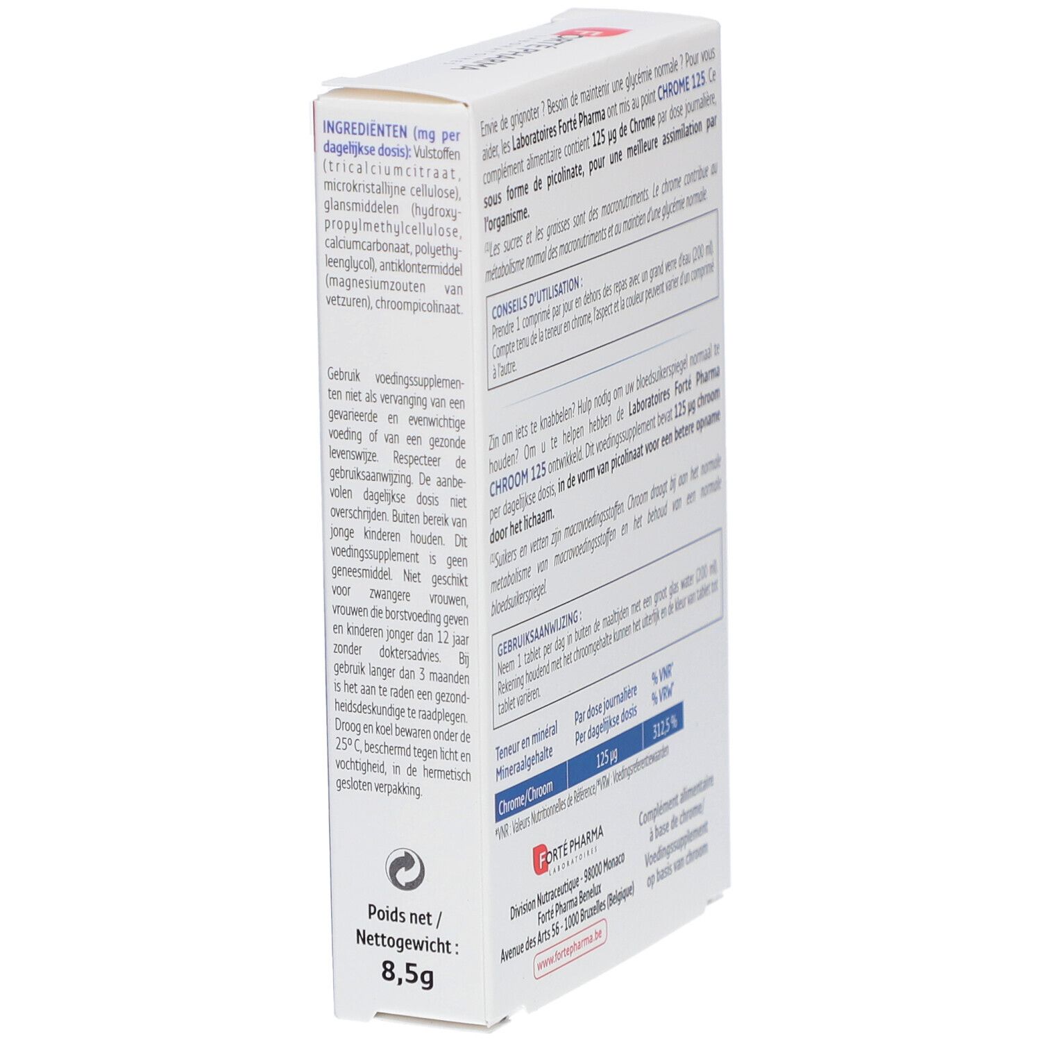 Forté Pharma Chrom 125