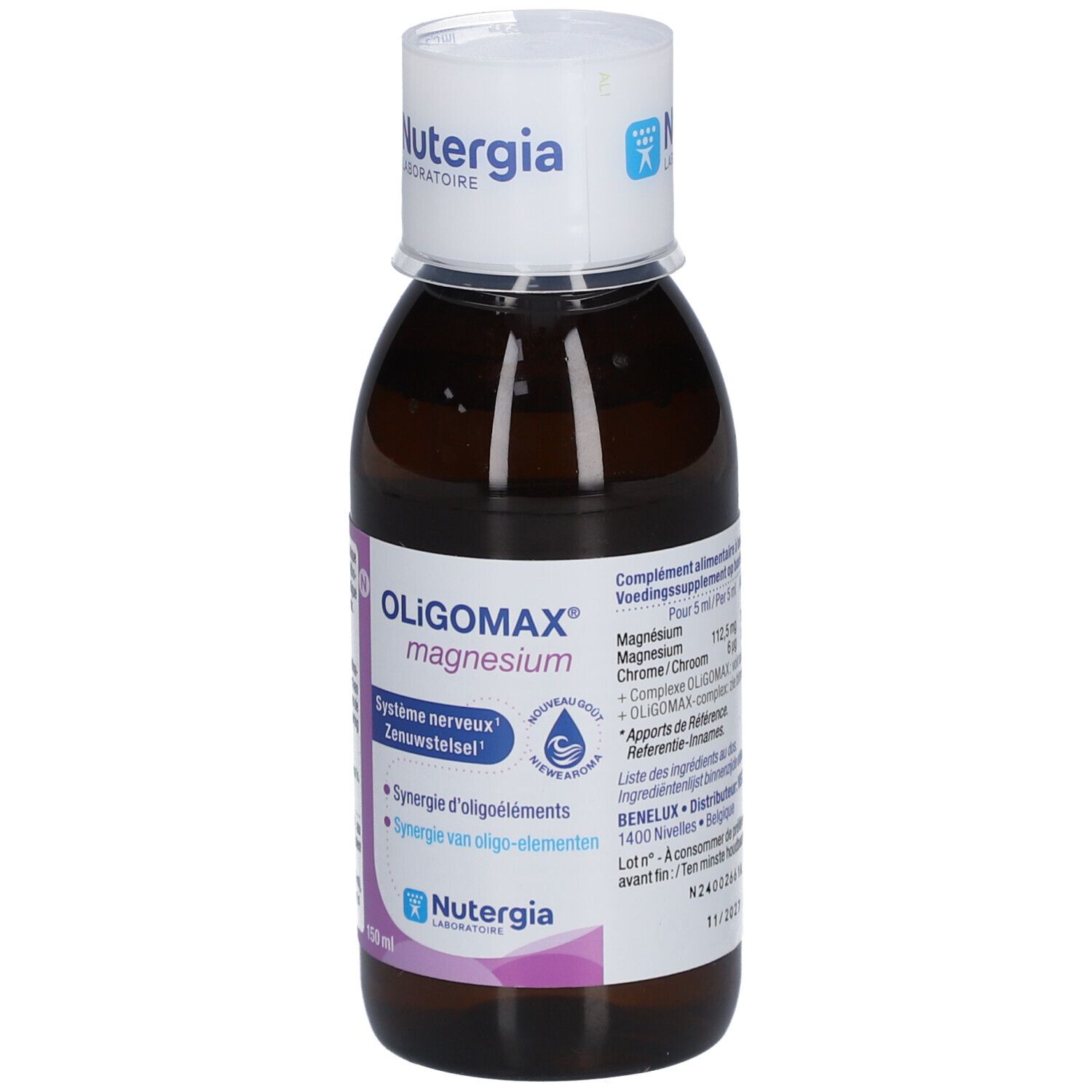 LABORATOIRE NUTERGIA Oligomax Magnésium