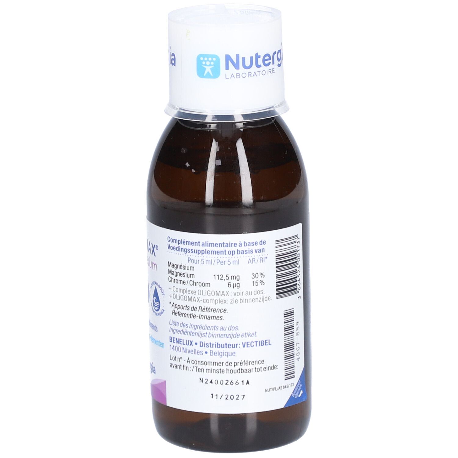 LABORATOIRE NUTERGIA Oligomax Magnésium