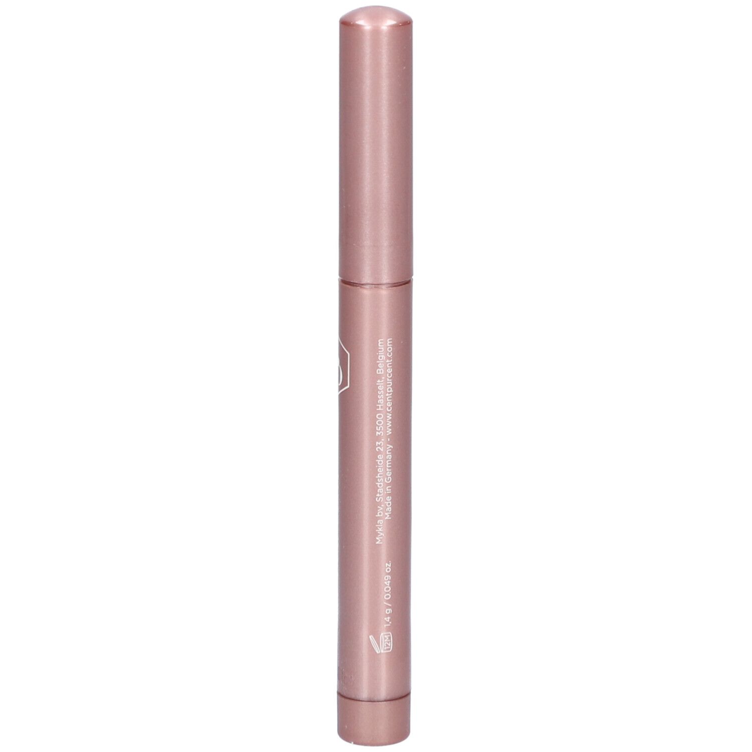 Rosafarbener Stift mit silberner Schrift. Aufschrift: EYECONIC STICK, Serum.