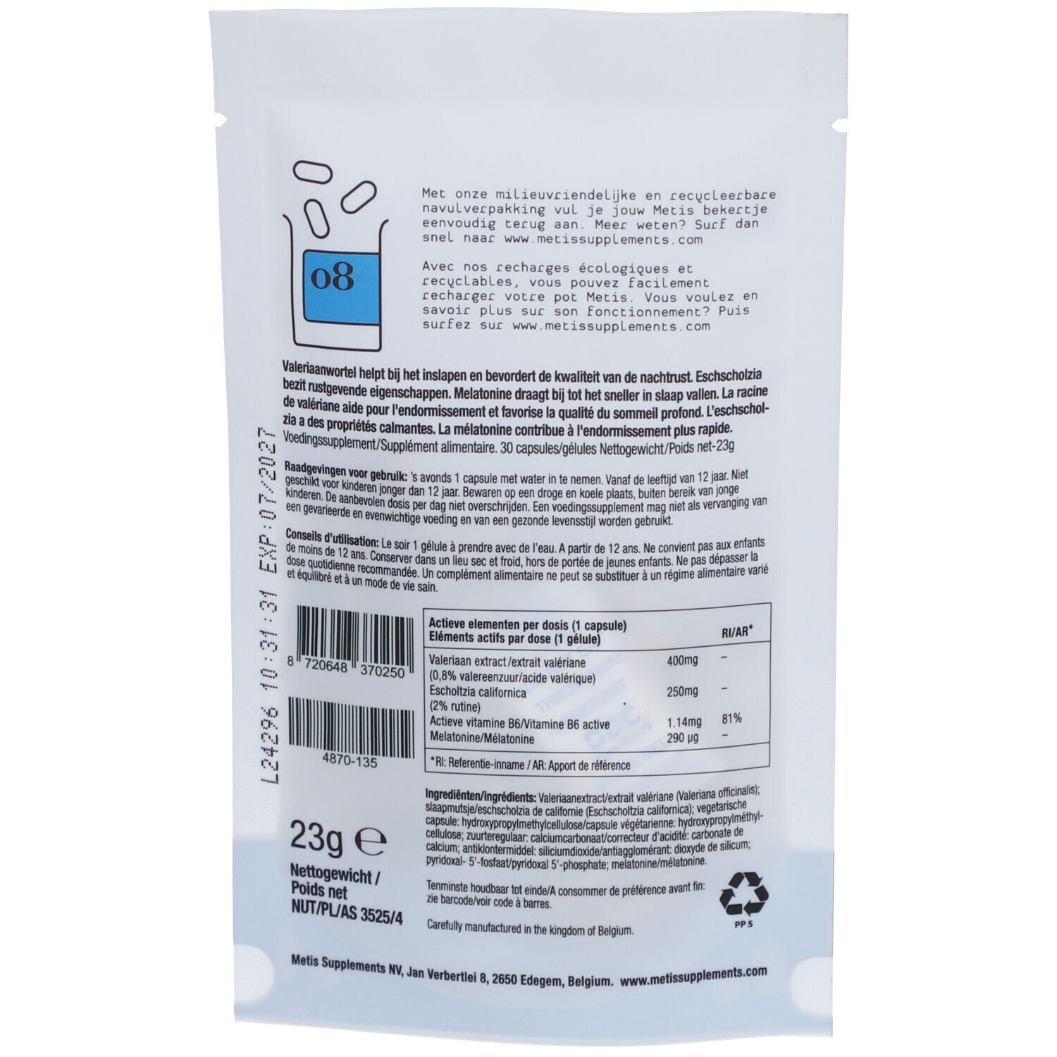 Metis Sleep 08 Eco-Refill
