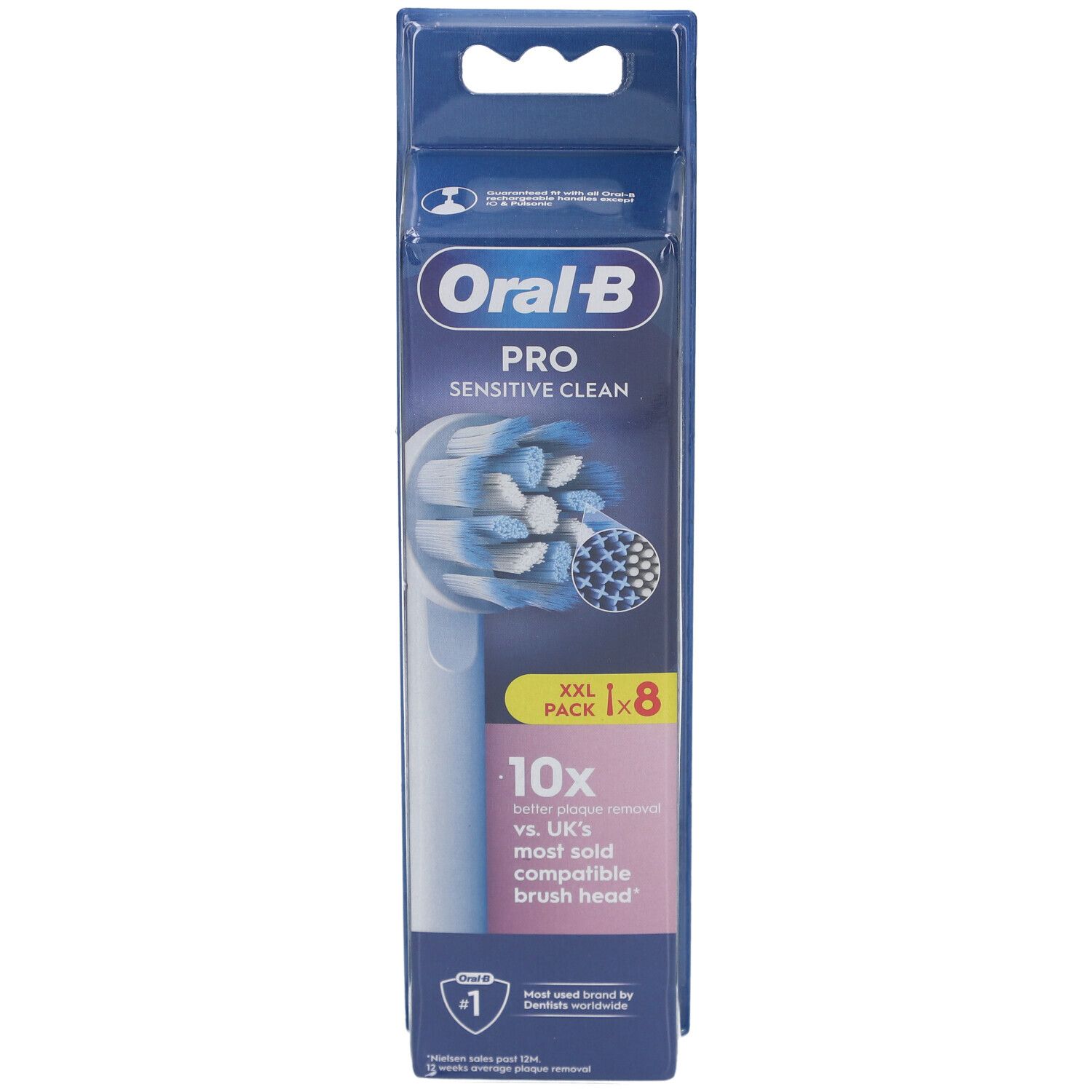 OralB Nachfüllpackung Sensitive Clean Xf Opzetborstels 8