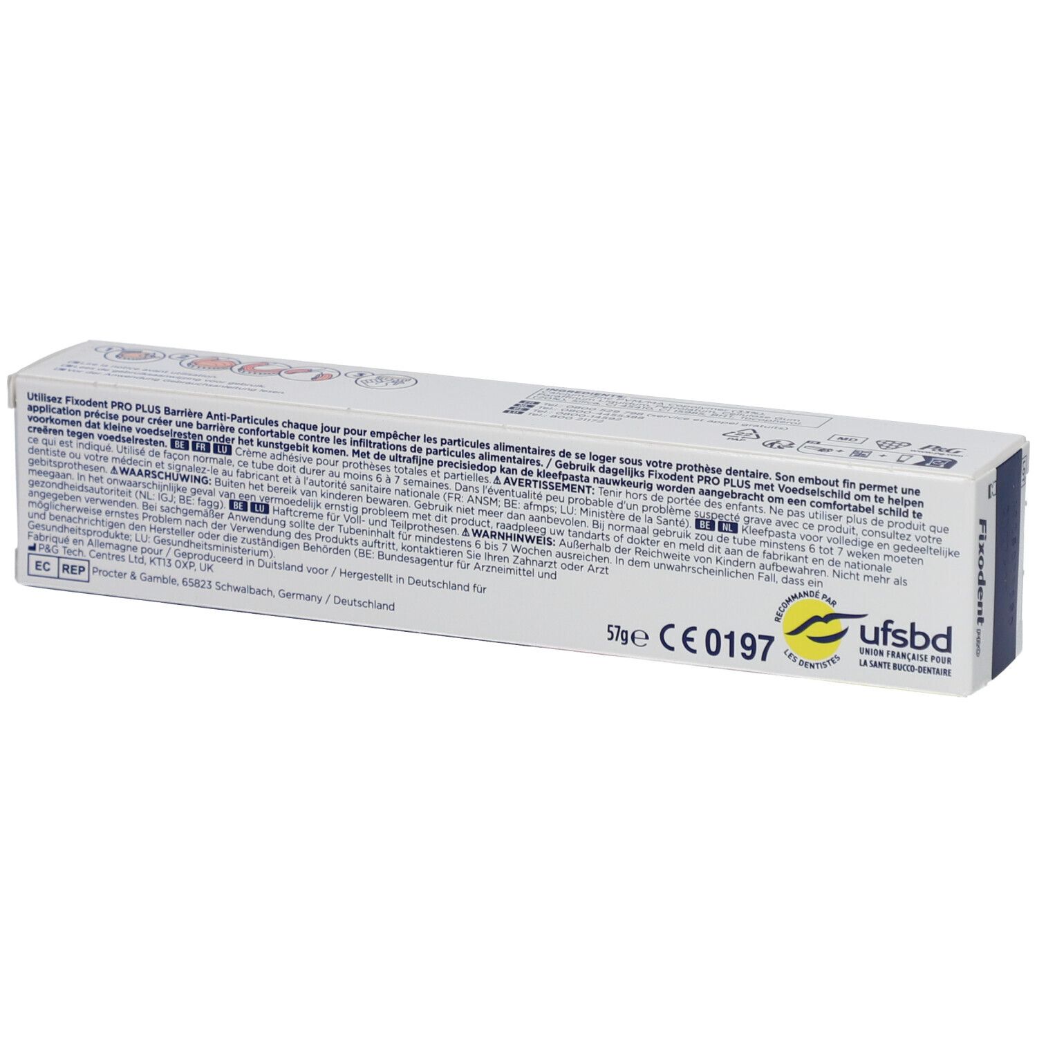 Fixodent Pro Plus Anti-Partikel-Barriere Geschmack Neutral